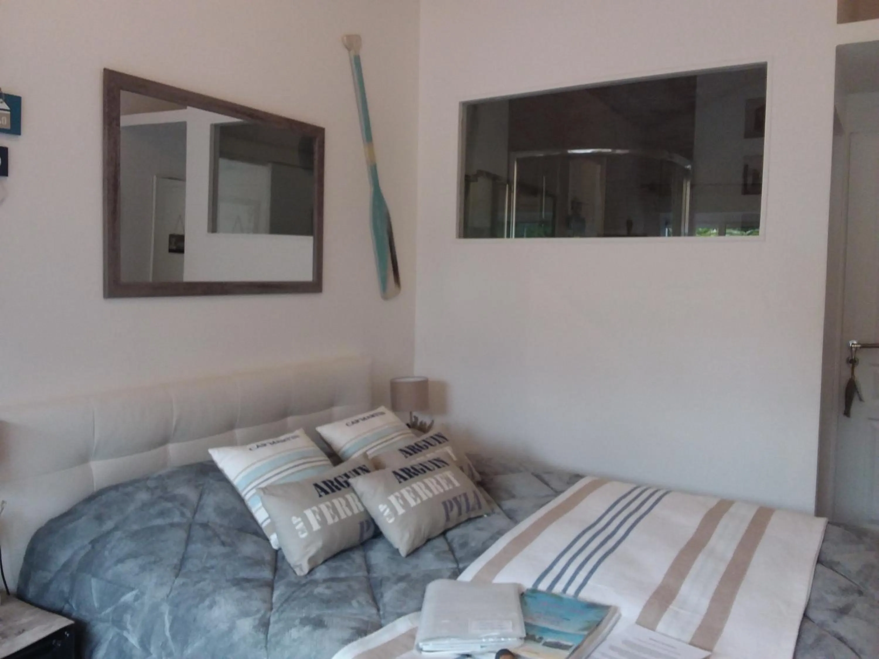 Bed in Villa Saint Barth