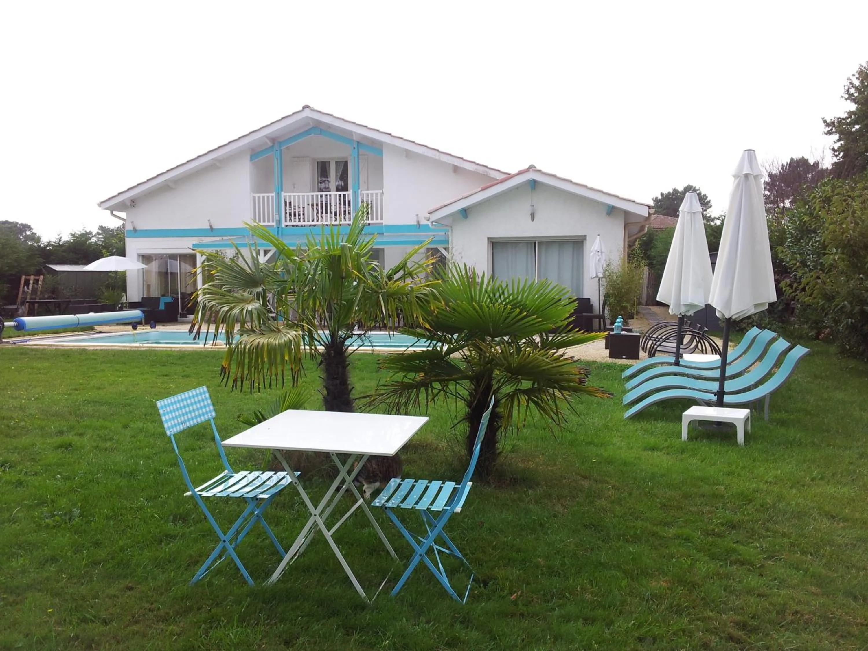 Garden view in Villa Saint Barth