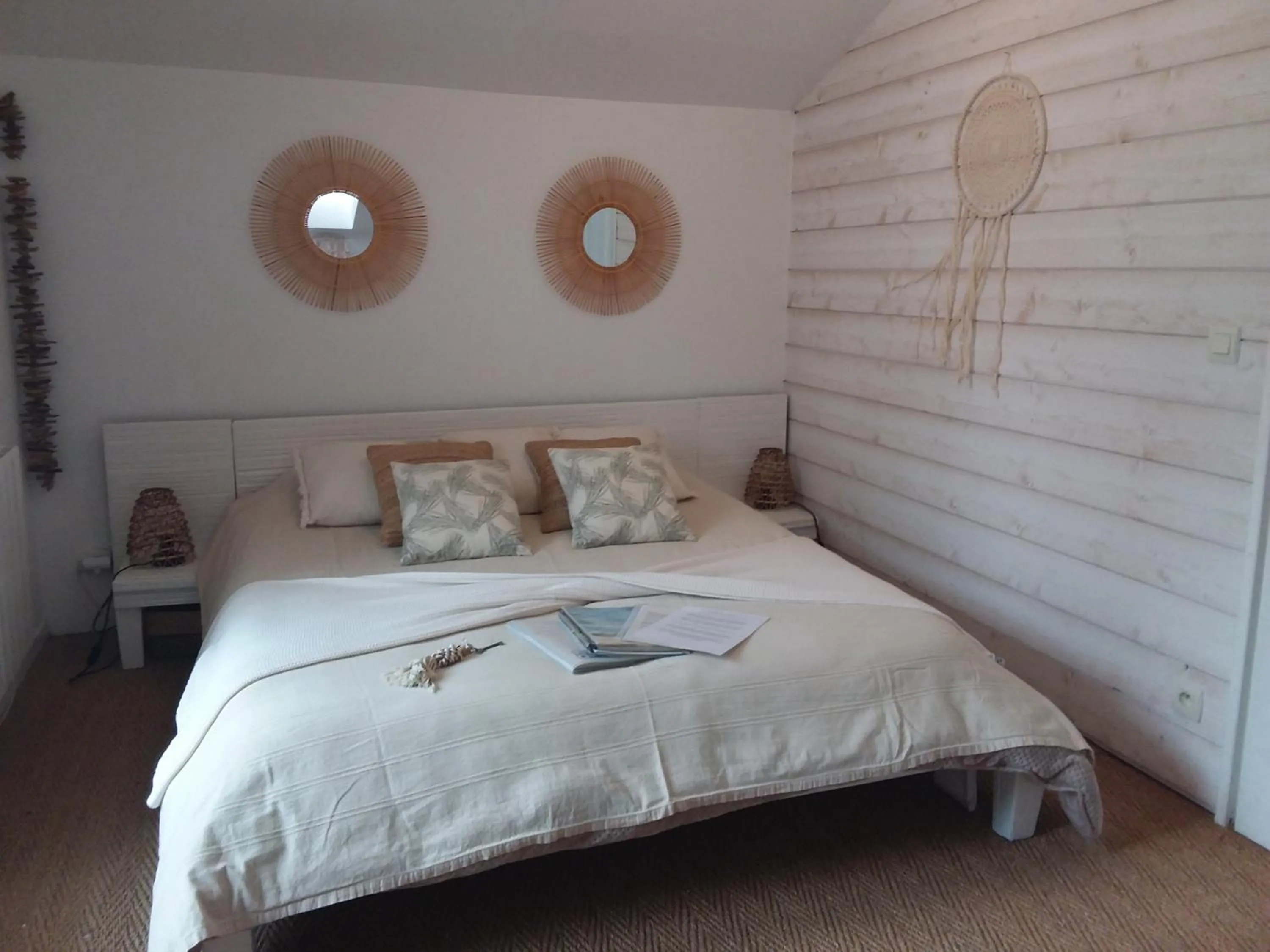 Bed in Villa Saint Barth