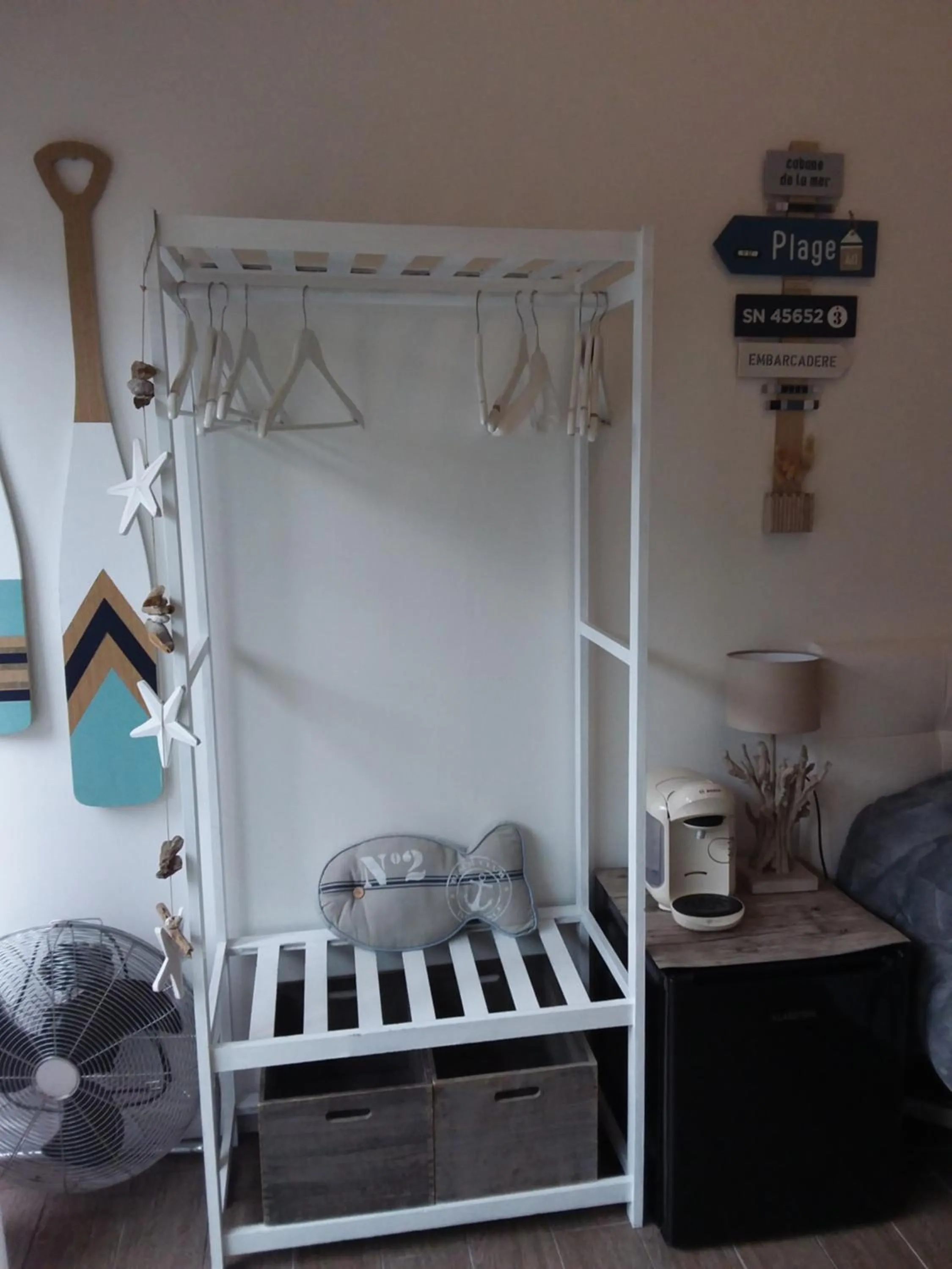 Bed in Villa Saint Barth