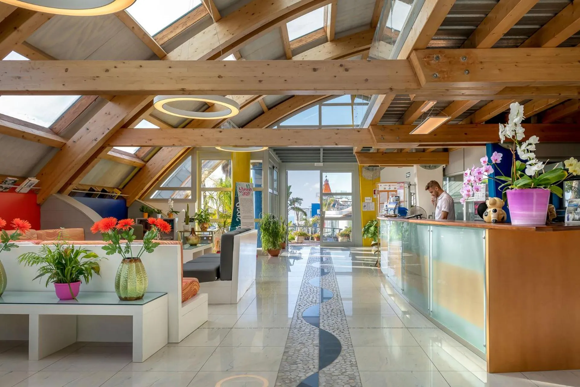 Lobby or reception in Hotel Villaggio Stromboli