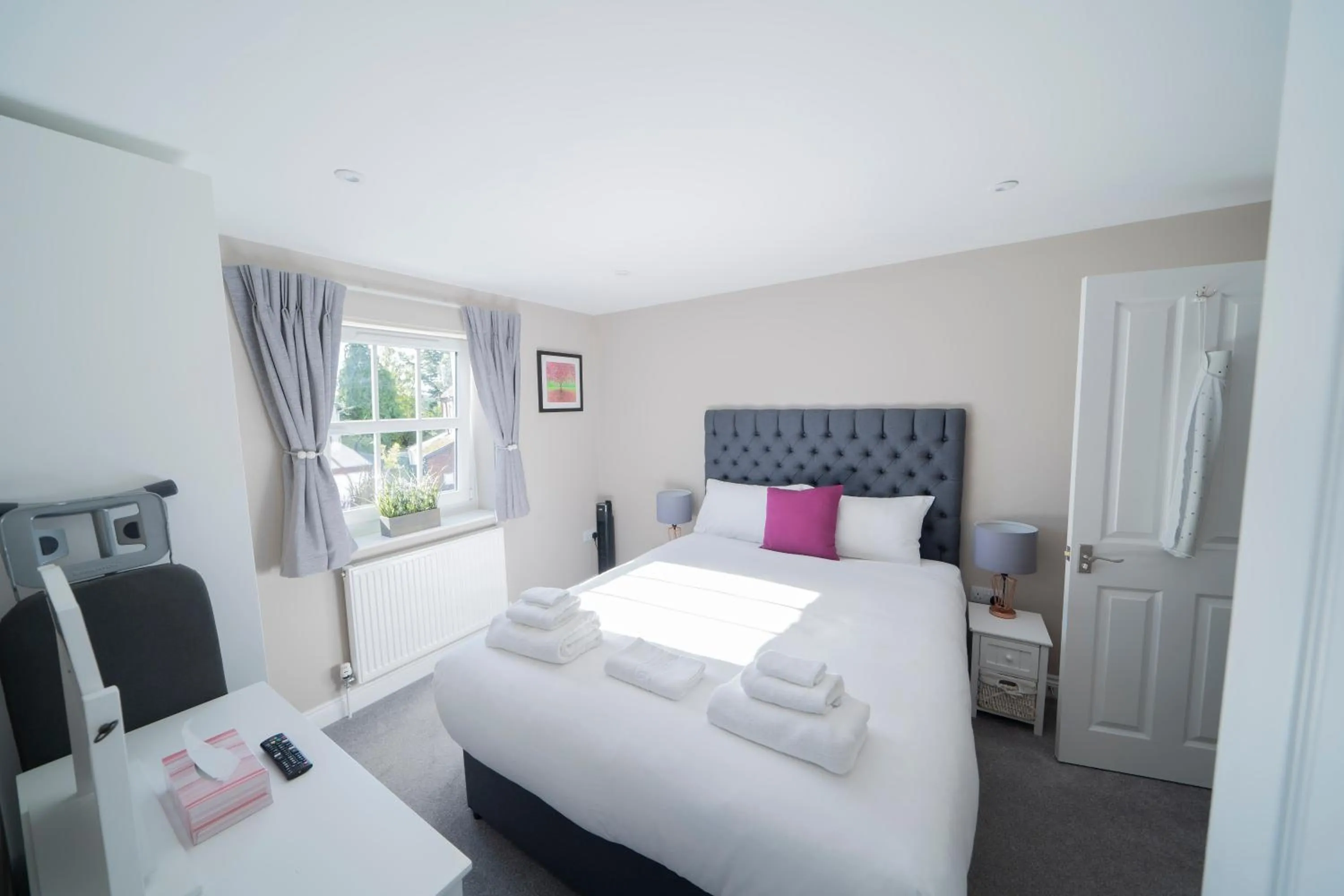 Bed in Peartree Serviced Apartments