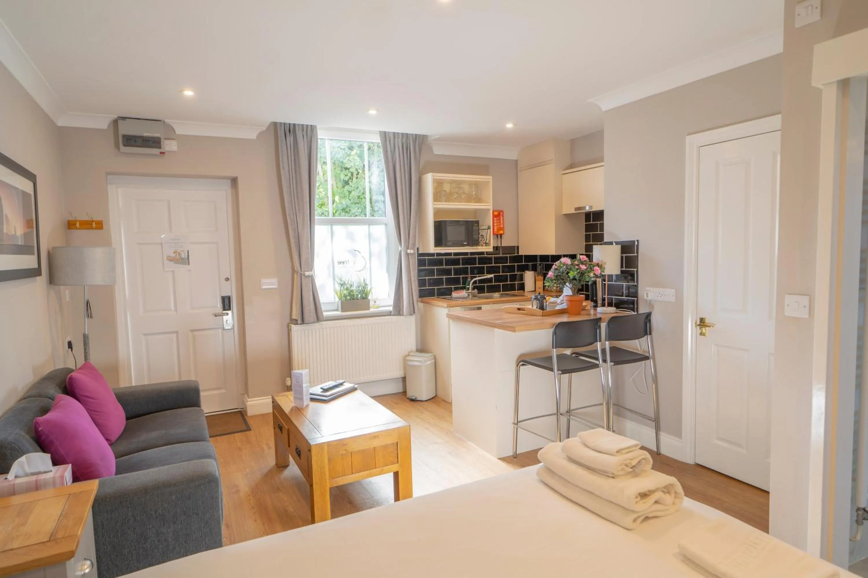 Bedroom in Peartree Serviced Apartments