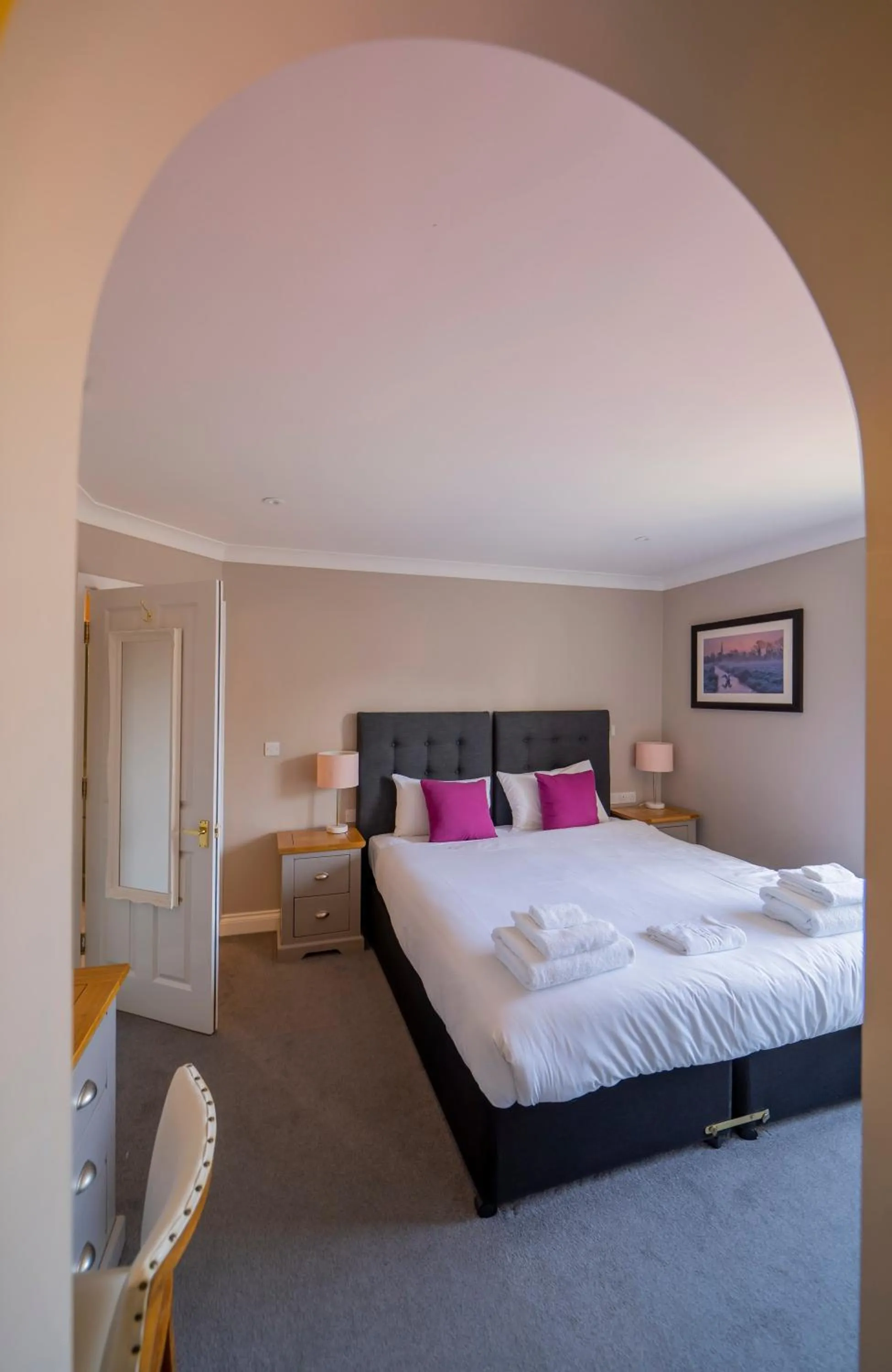 Bed in Peartree Serviced Apartments