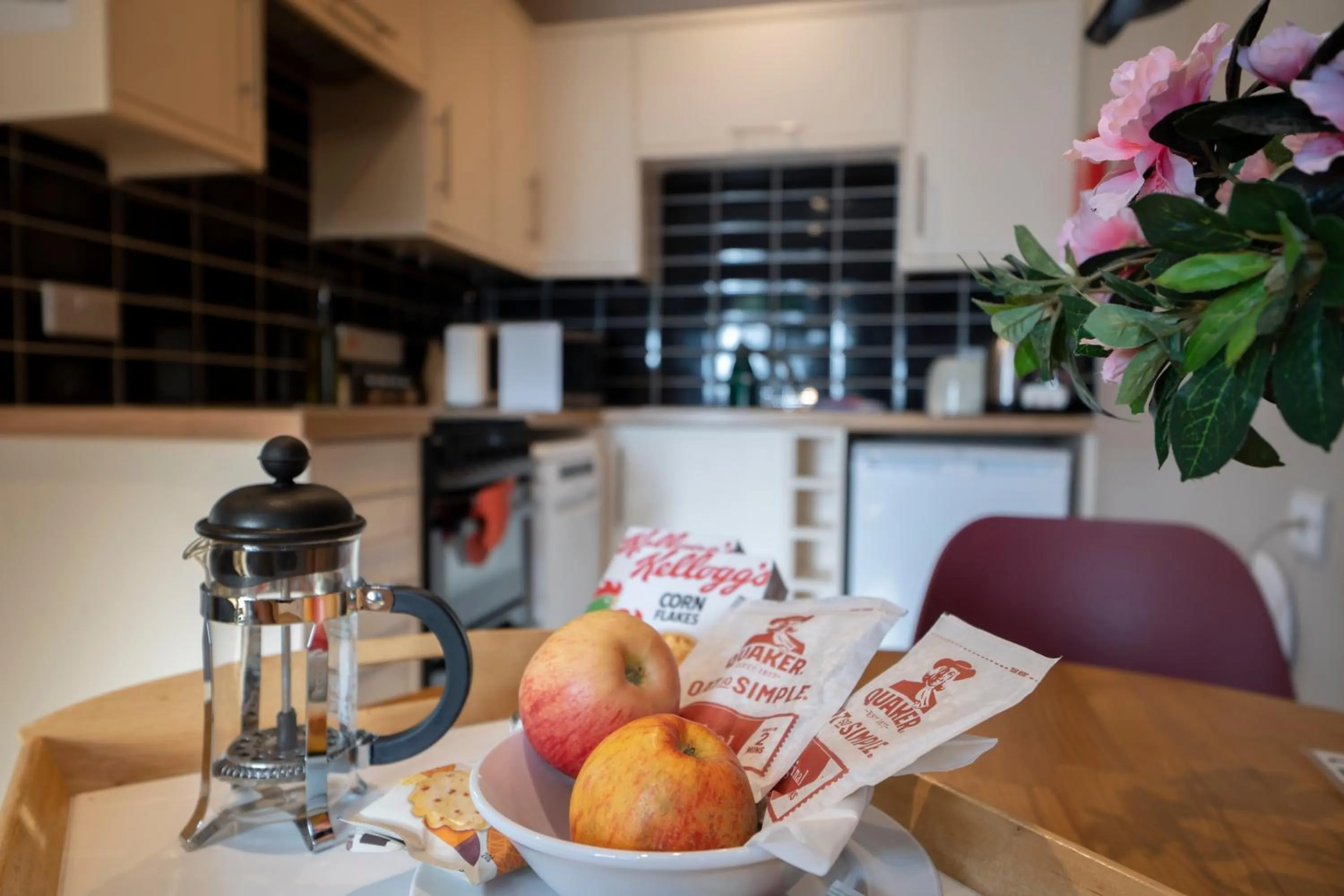 Breakfast in Peartree Serviced Apartments