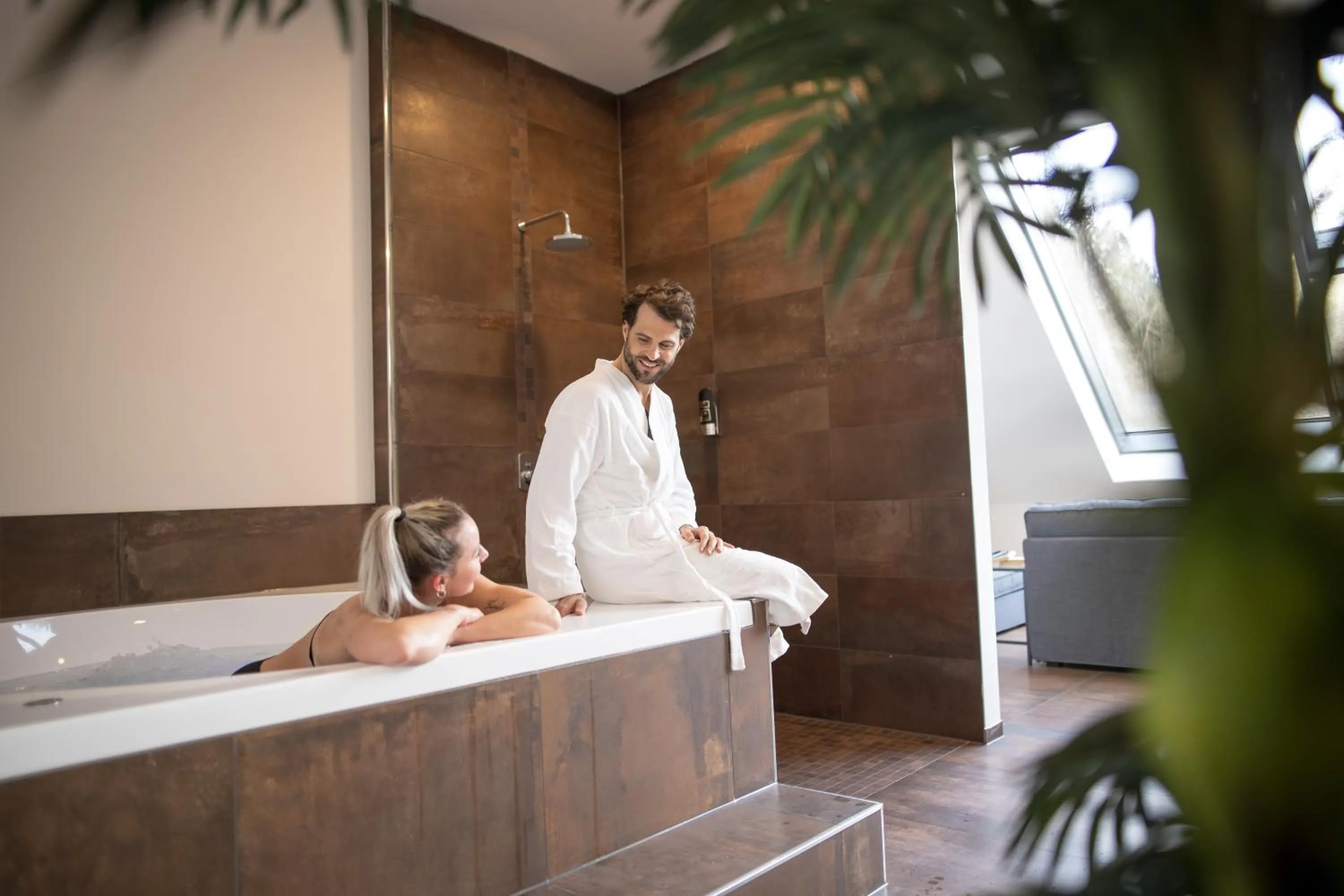 Hot Tub in Landhotel Weihermühle