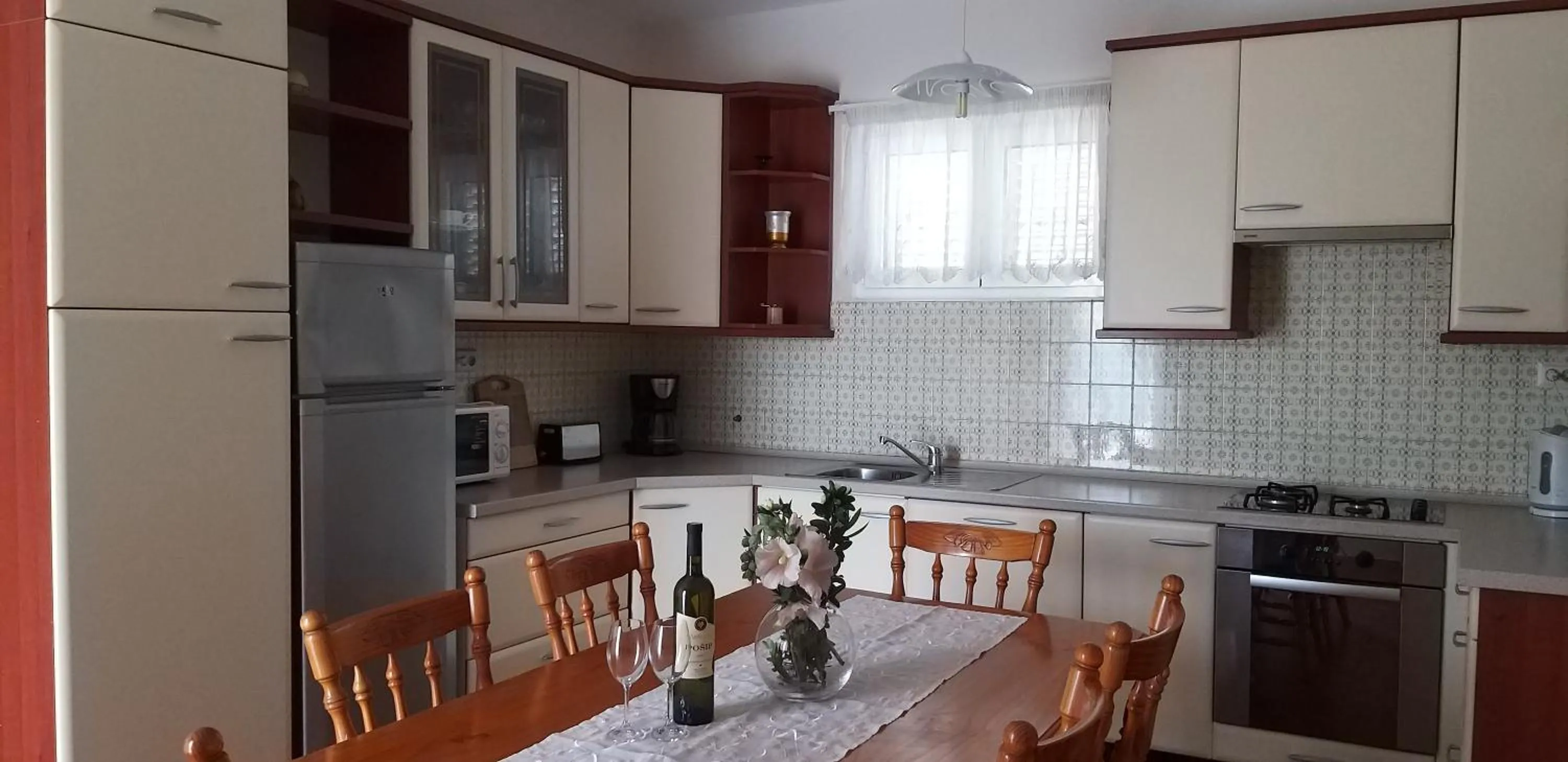 Kitchen or kitchenette in Apartman Noni Biograd na Moru