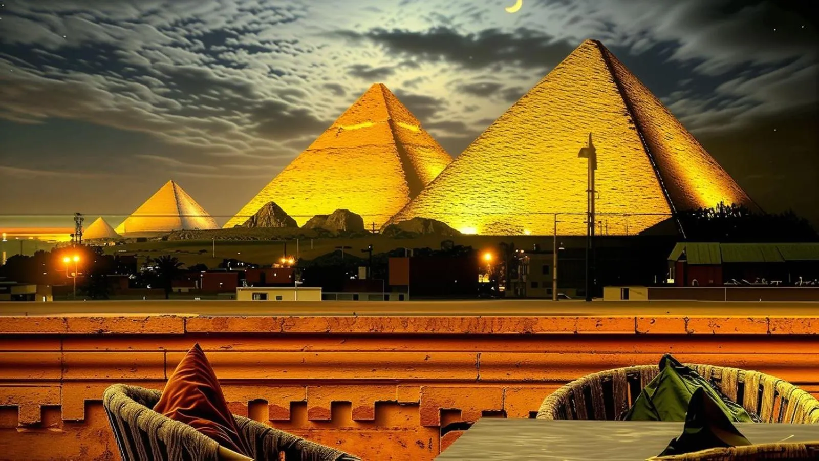 Mirage pyramids view hotel