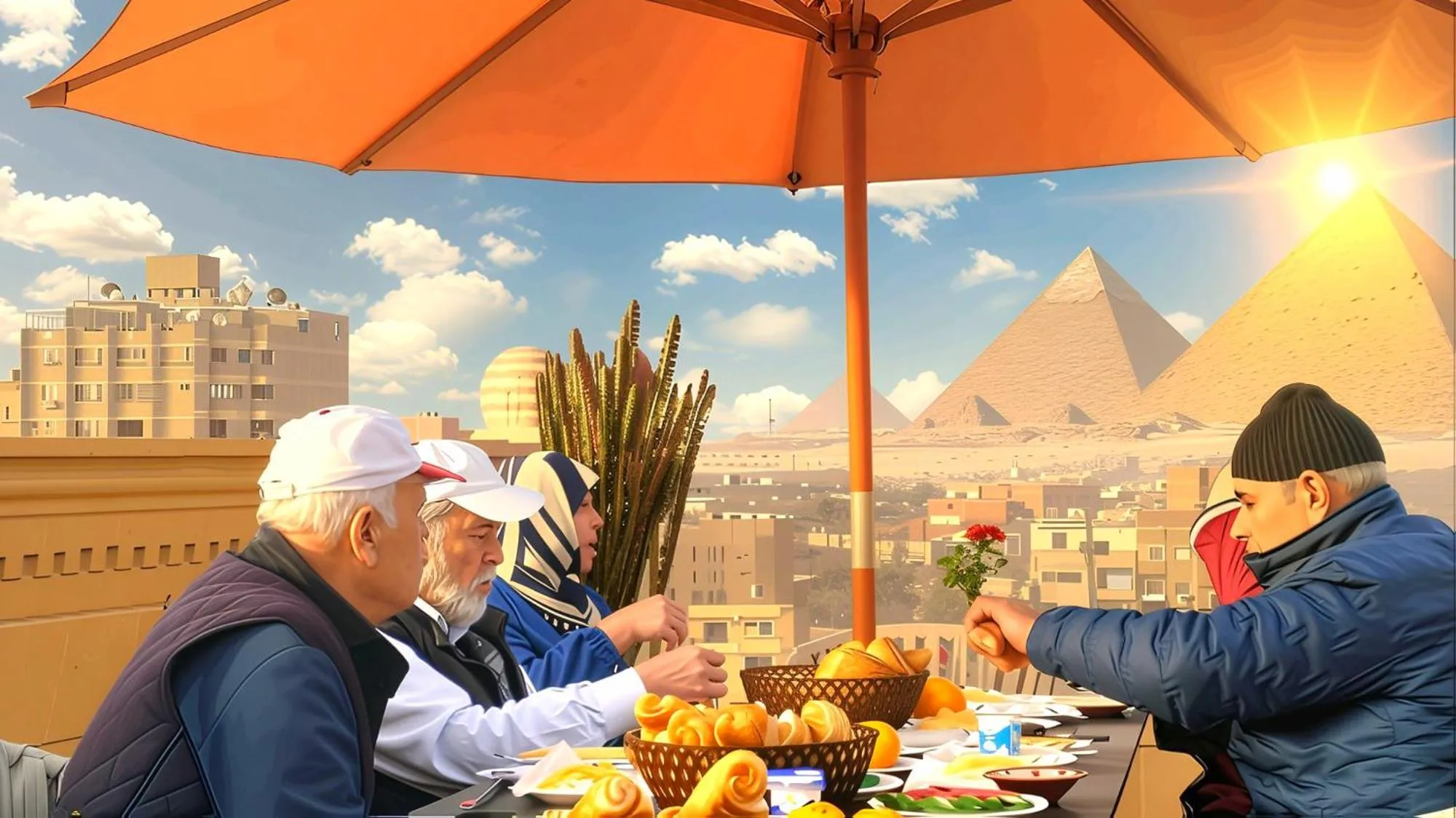 Mirage pyramids view hotel
