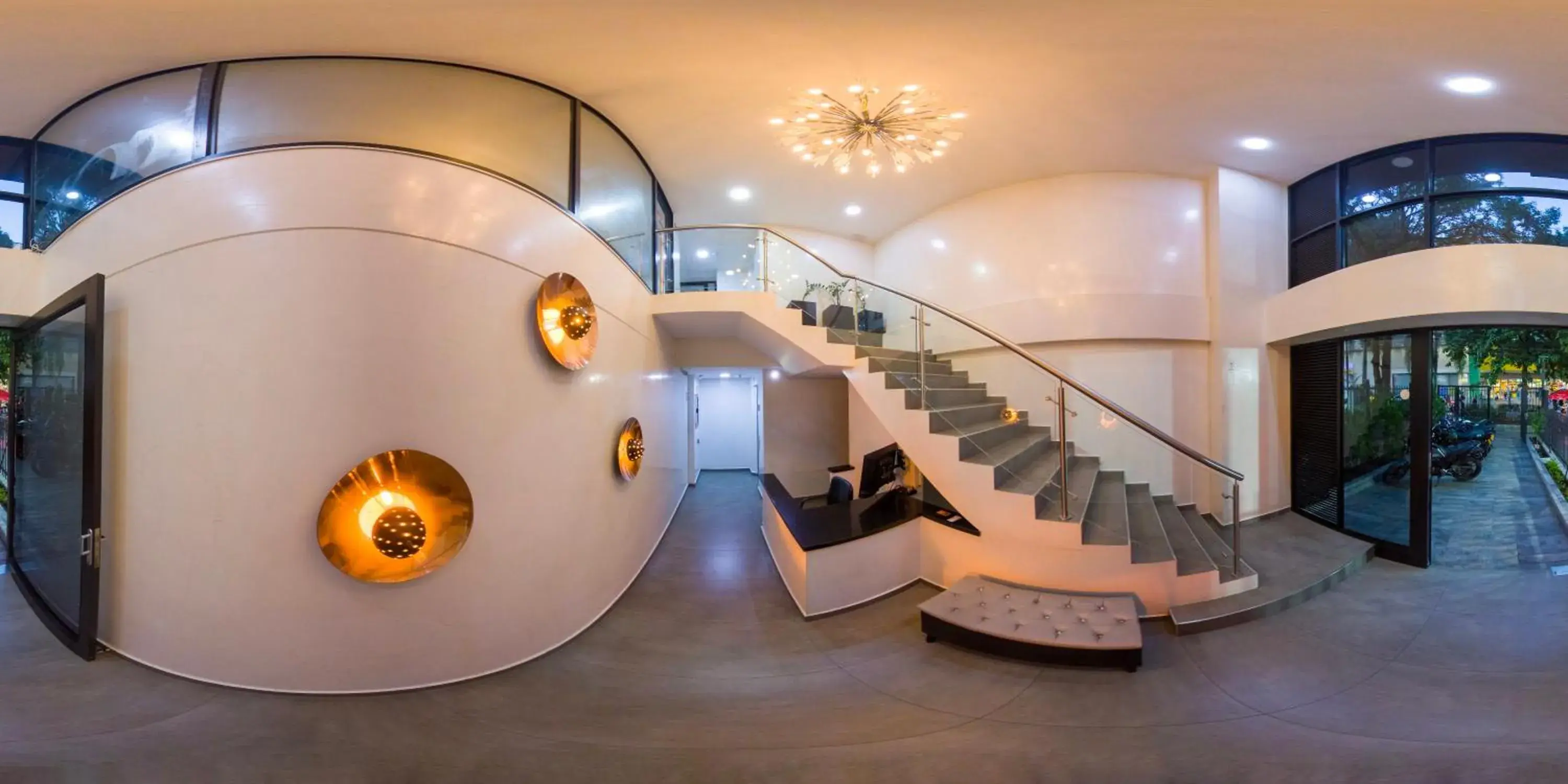 Lobby or reception in Hotel Molinos Plaza Lobby or reception in Hotel Molinos Plaza