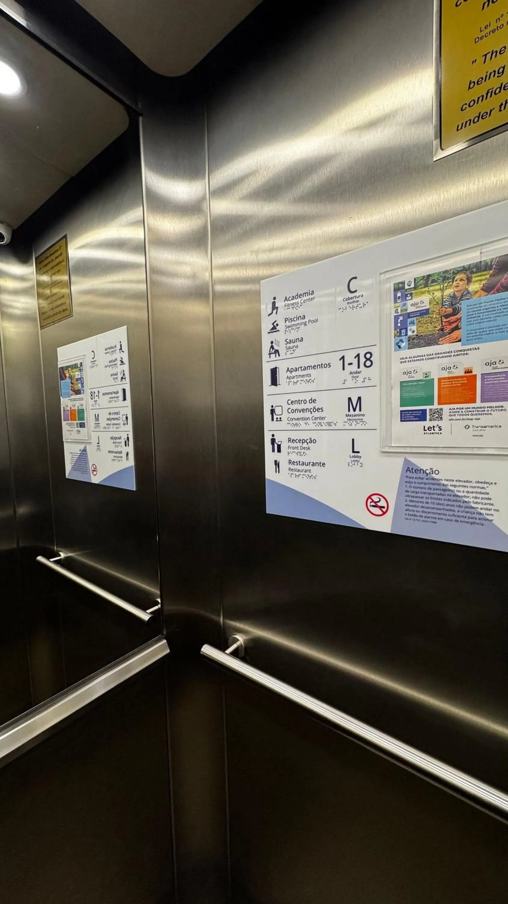 elevator in Hotel em Perdizes - FLAT404 - By TorresGuest