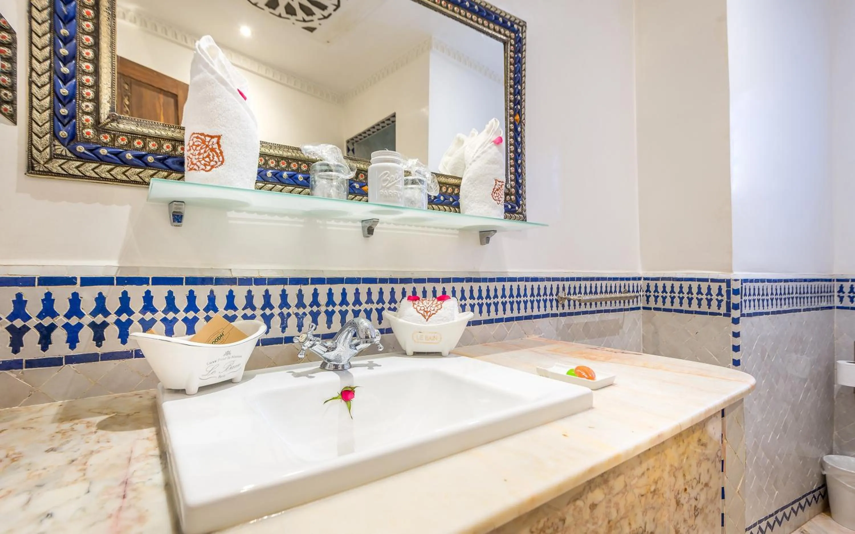 Bathroom in Hotel & Ryad Art Place Marrakech