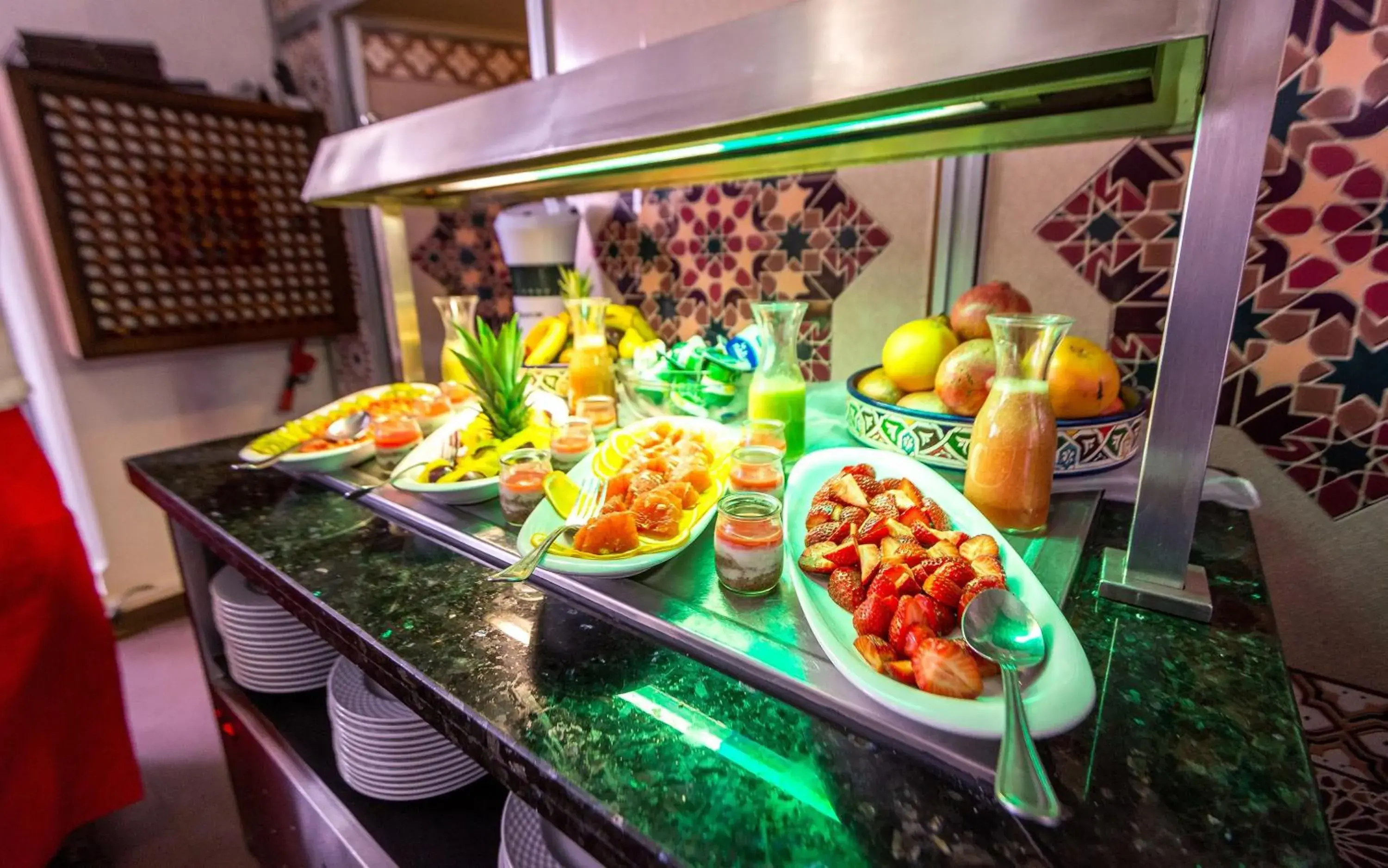 Buffet breakfast in Hotel & Ryad Art Place Marrakech Buffet breakfast in Hotel & Ryad Art Place Marrakech