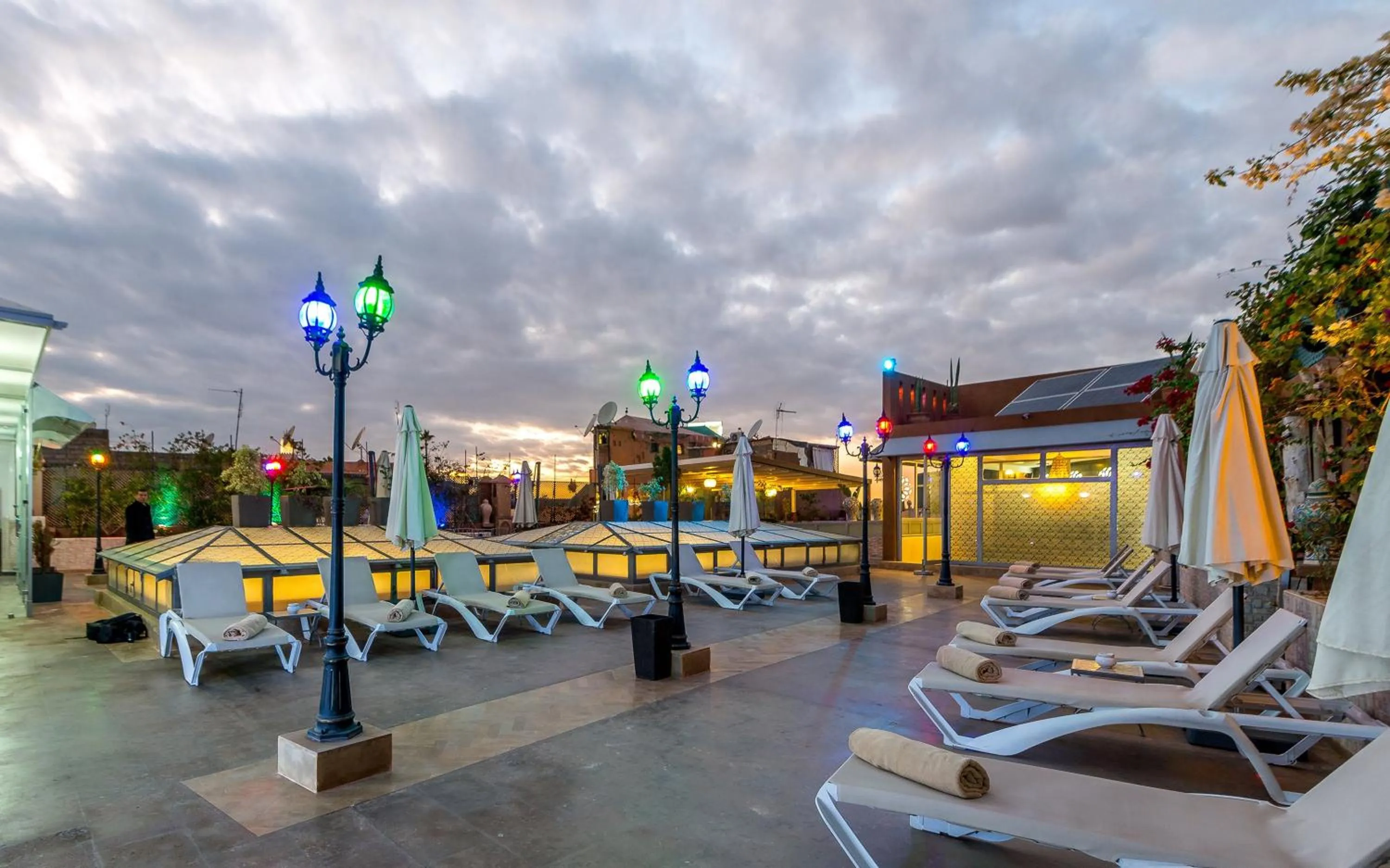 Balcony/Terrace in Hotel & Ryad Art Place Marrakech