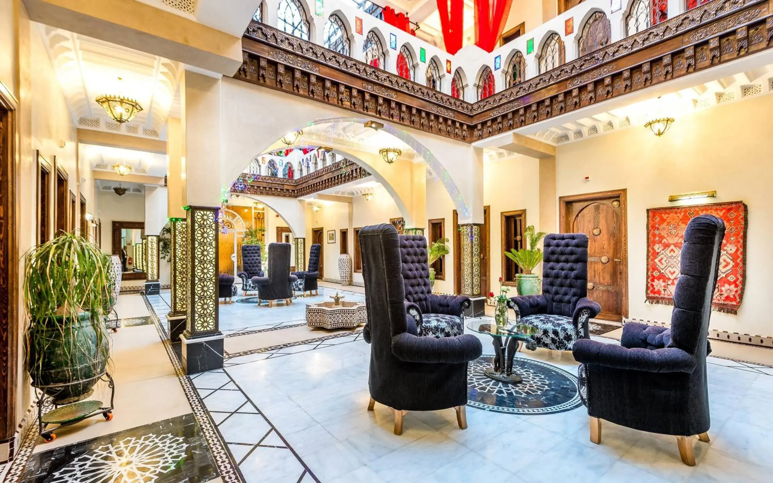 Lobby or reception in Hotel & Ryad Art Place Marrakech Lobby or reception in Hotel & Ryad Art Place Marrakech