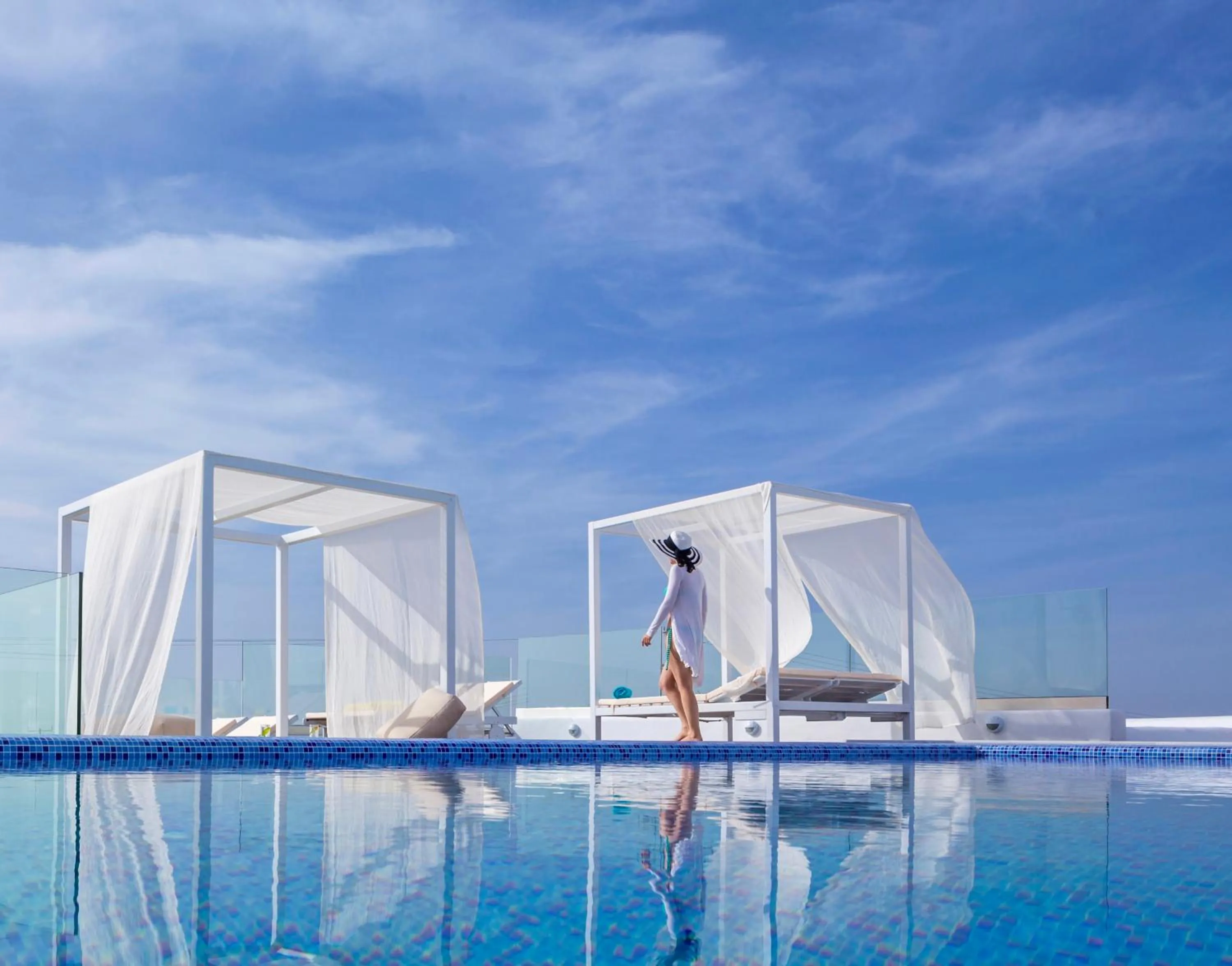Swimming pool in Colours of Mykonos Luxury Residences & Suites