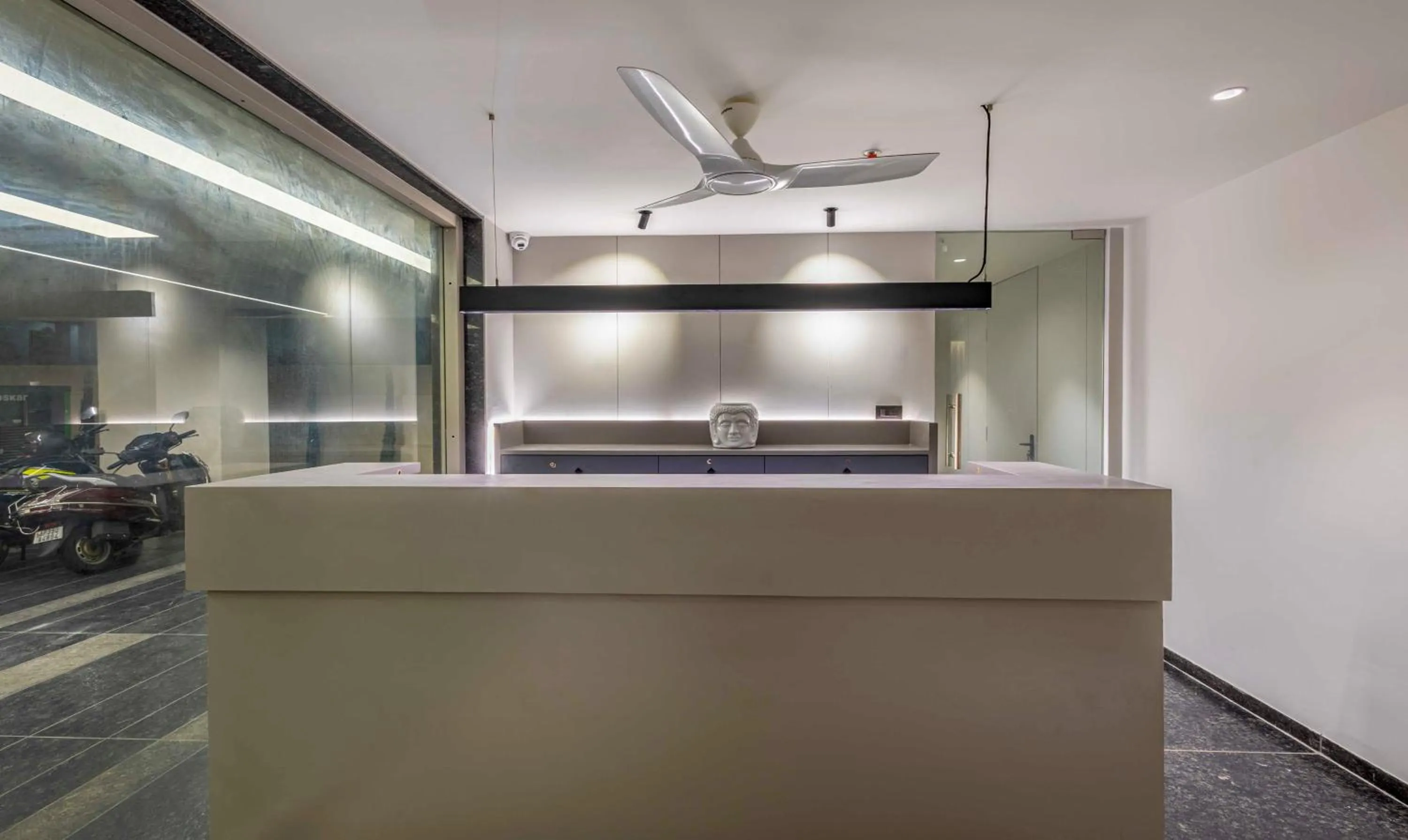 Lobby or reception in Treebo Premium Lalitha, RK Beach