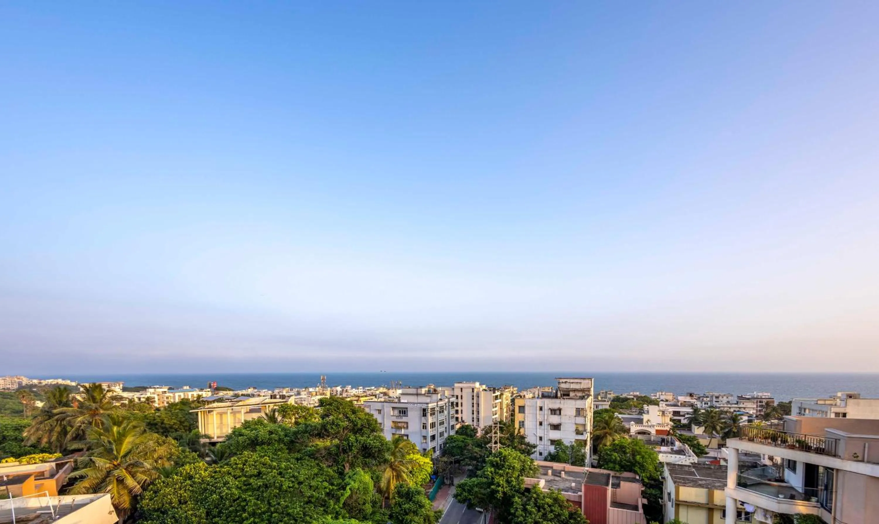 City view in Treebo Premium Lalitha, RK Beach