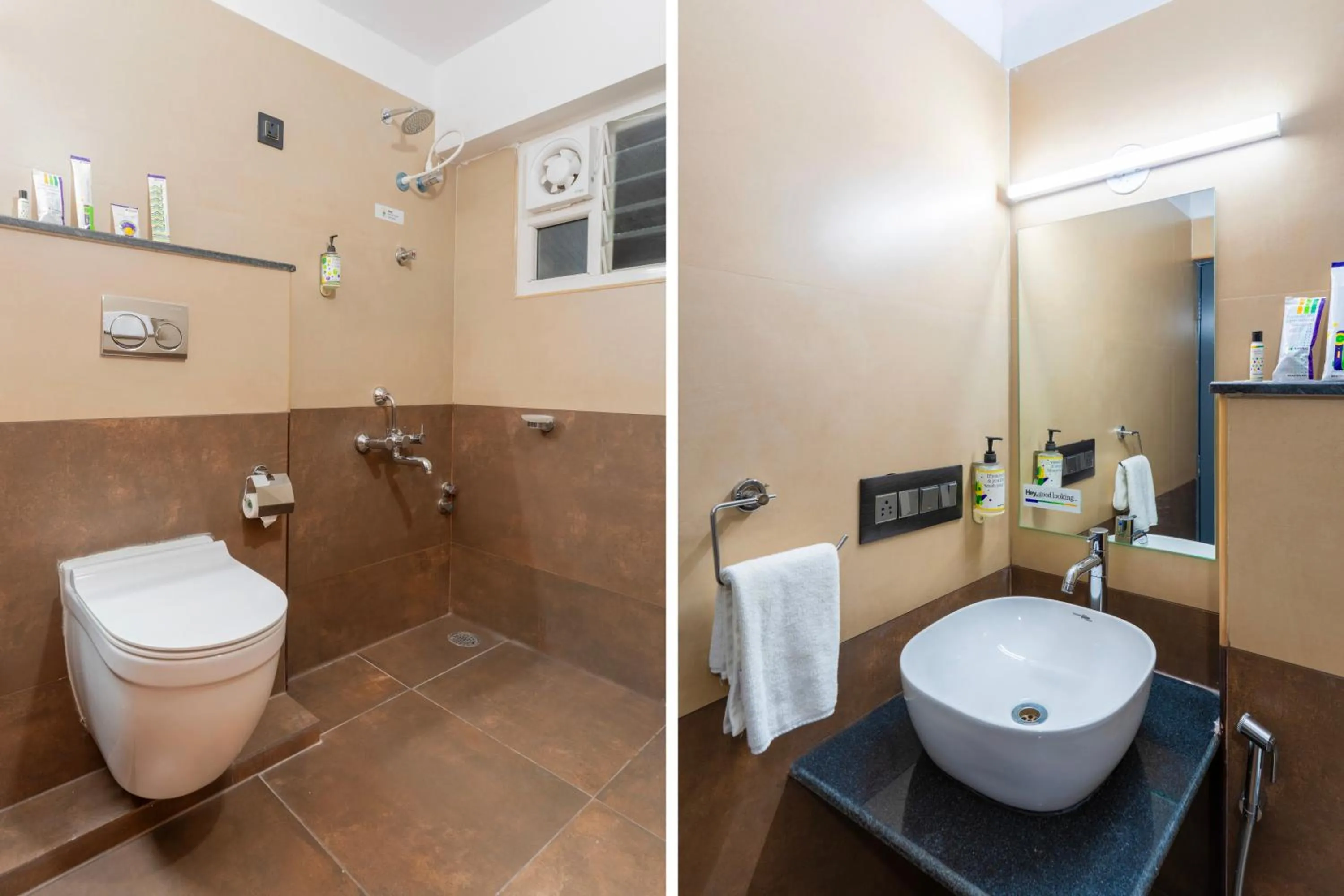 Bathroom in Treebo Sanmaya Retreat, 15 Mins From Mysore Palace