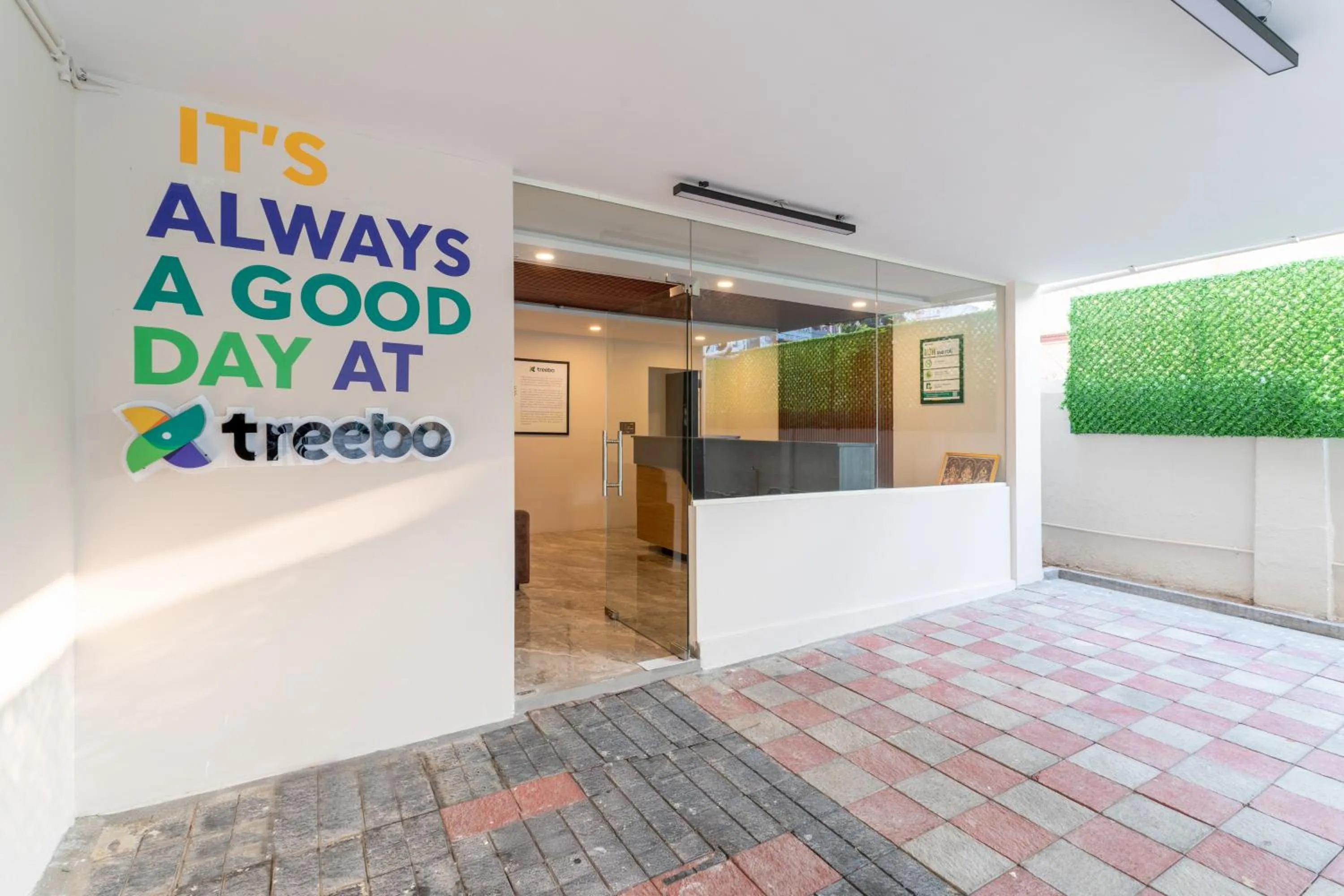 Facade/entrance in Treebo Sanmaya Retreat, 15 Mins From Mysore Palace