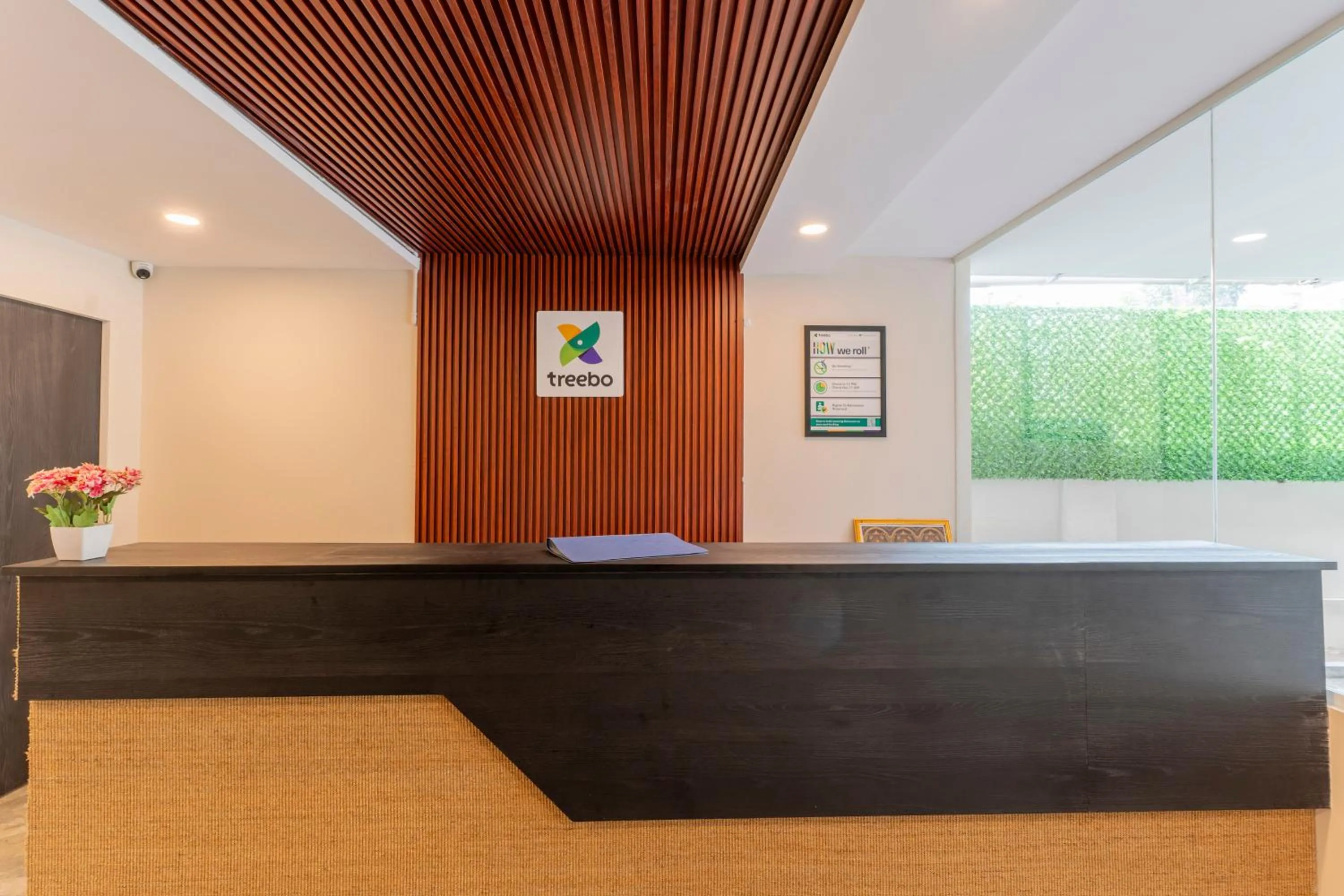 Lobby or reception in Treebo Sanmaya Retreat, 15 Mins From Mysore Palace