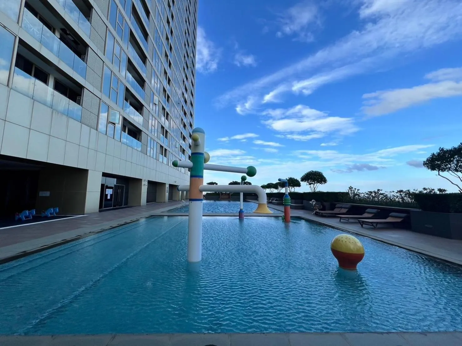 Swimming pool in P Residence Phnom Penh