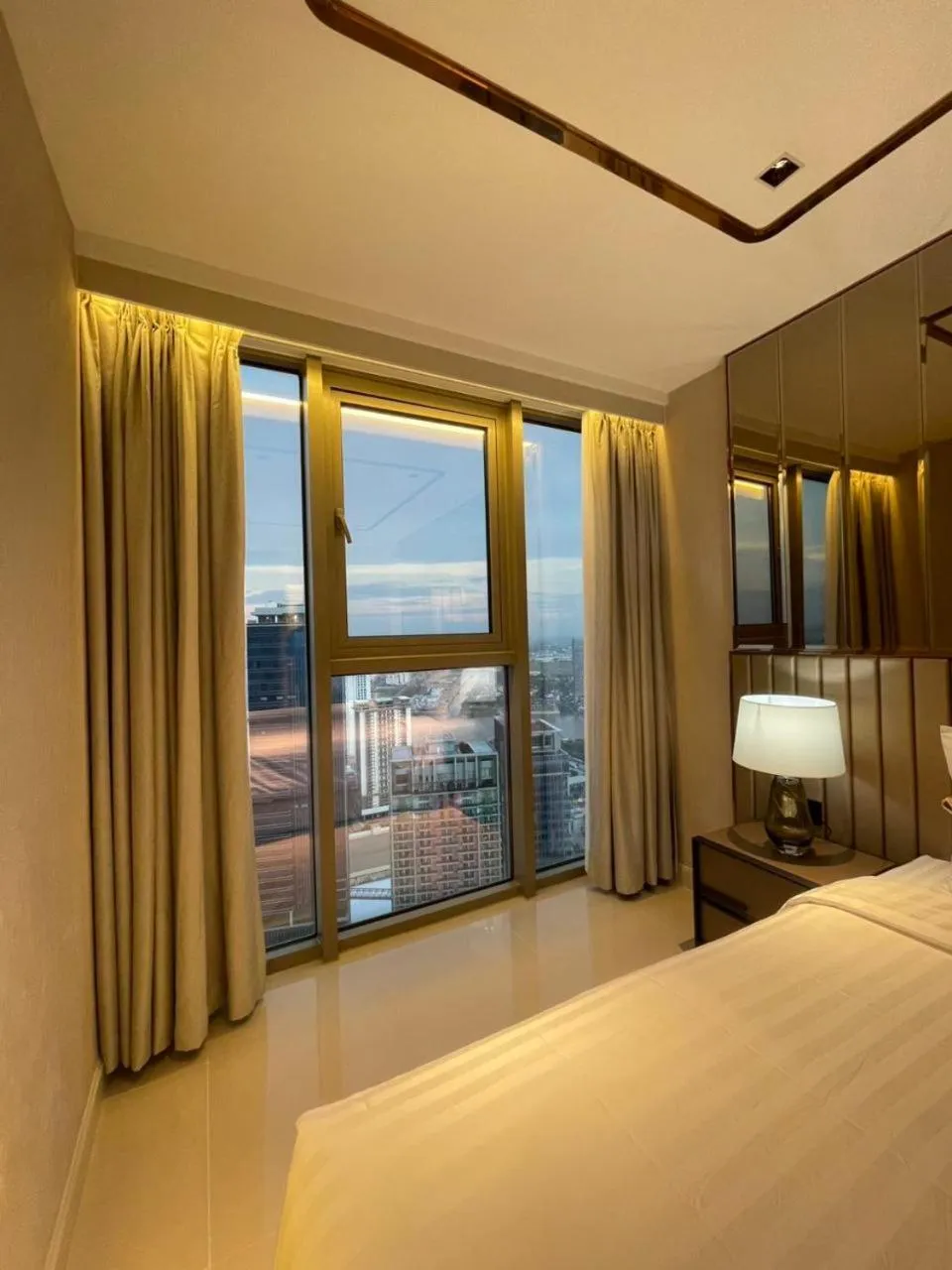 Bed in P Residence Phnom Penh