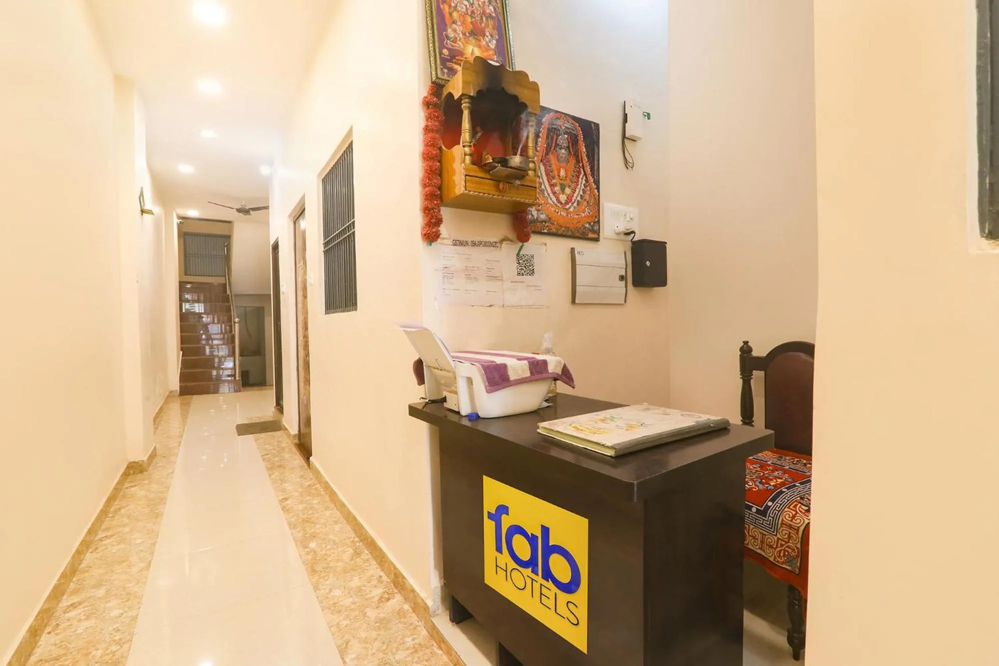 Lobby or reception in FabHotel RK Palace