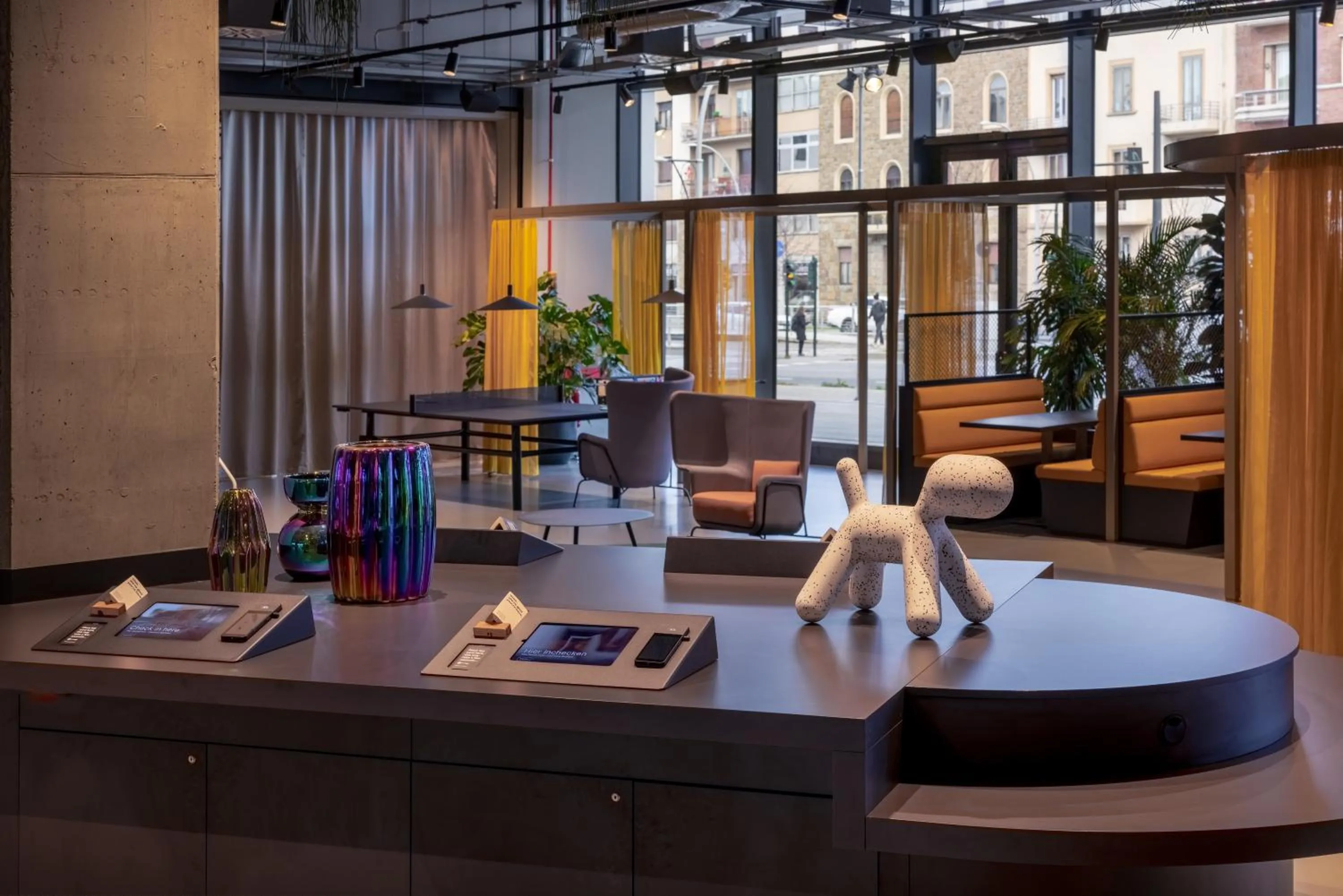 Lobby or reception in The Social Hub Florence Belfiore