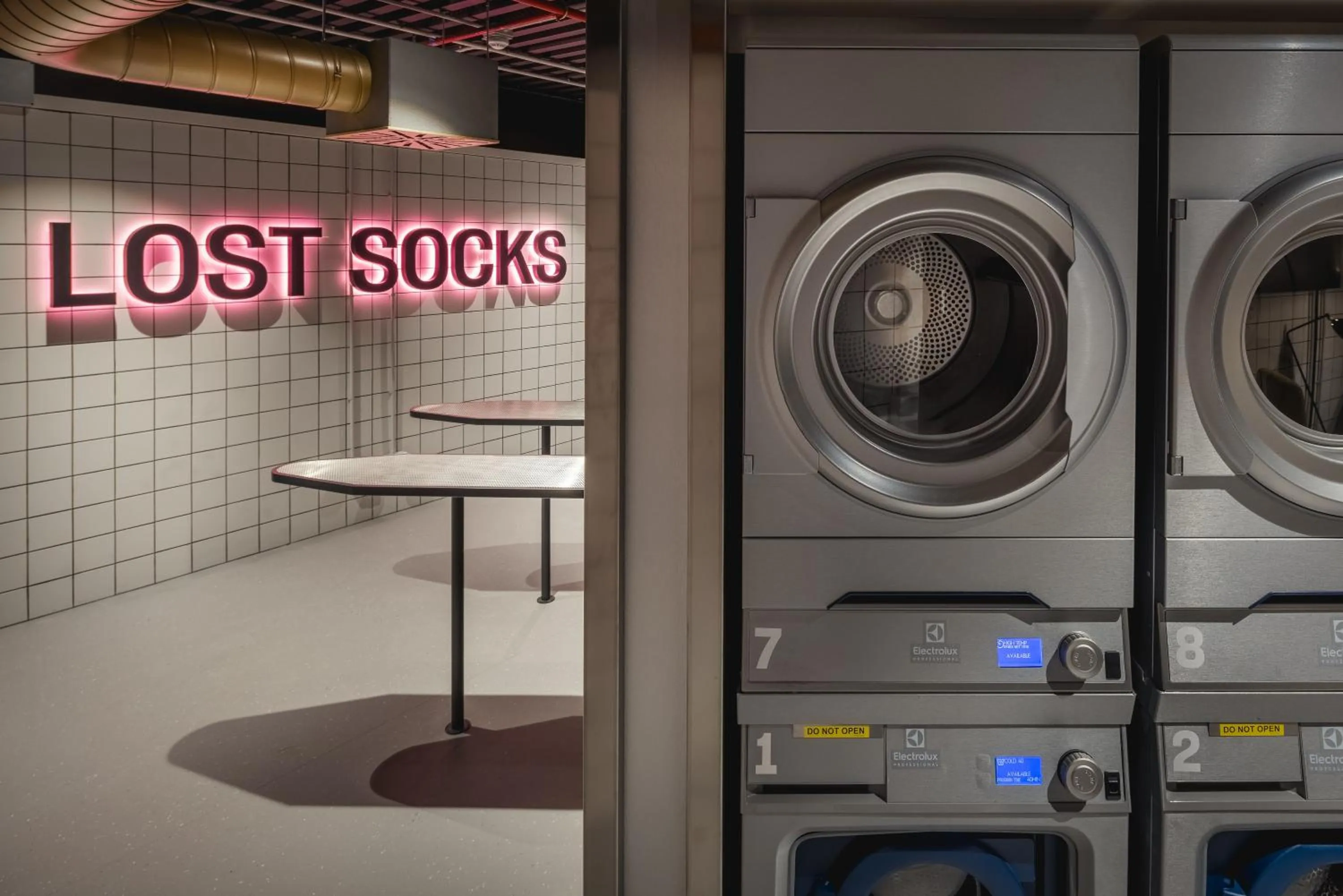 laundry in The Social Hub Florence Belfiore