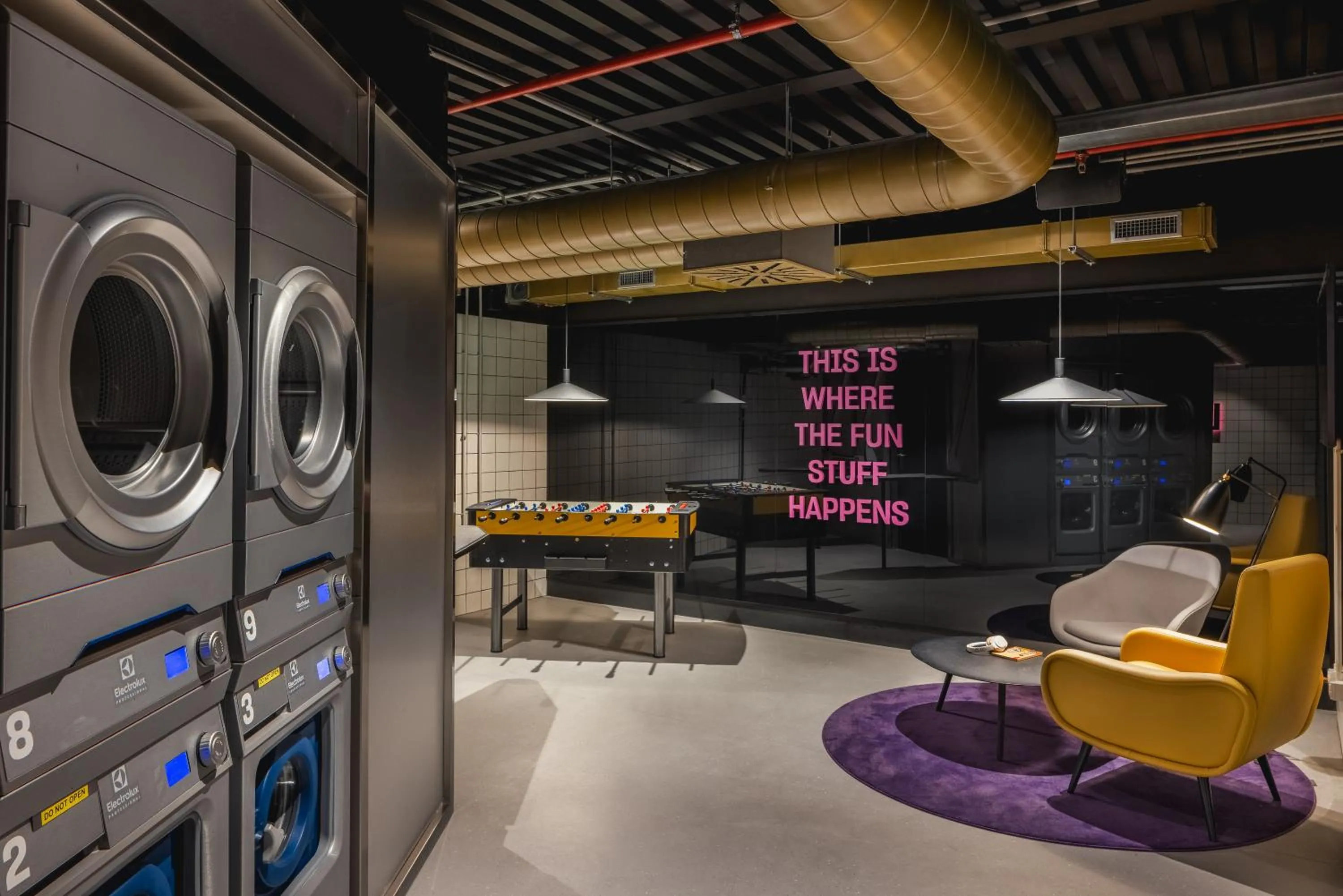 laundry in The Social Hub Florence Belfiore