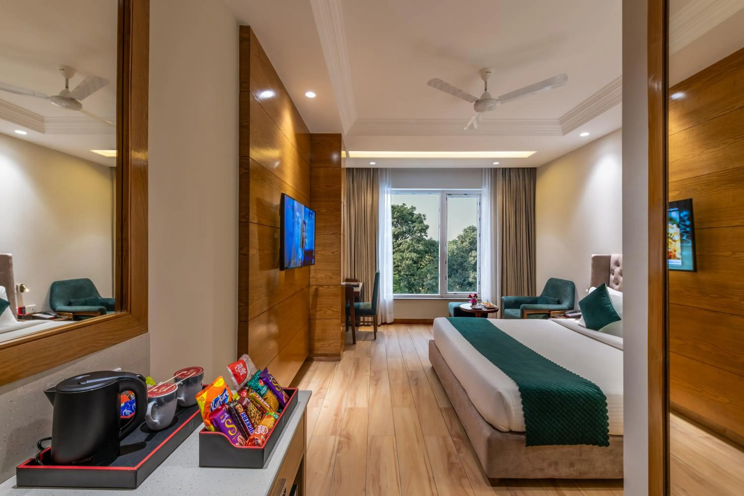TV and multimedia, Bed in Lords Eco Inn Dera Bassi