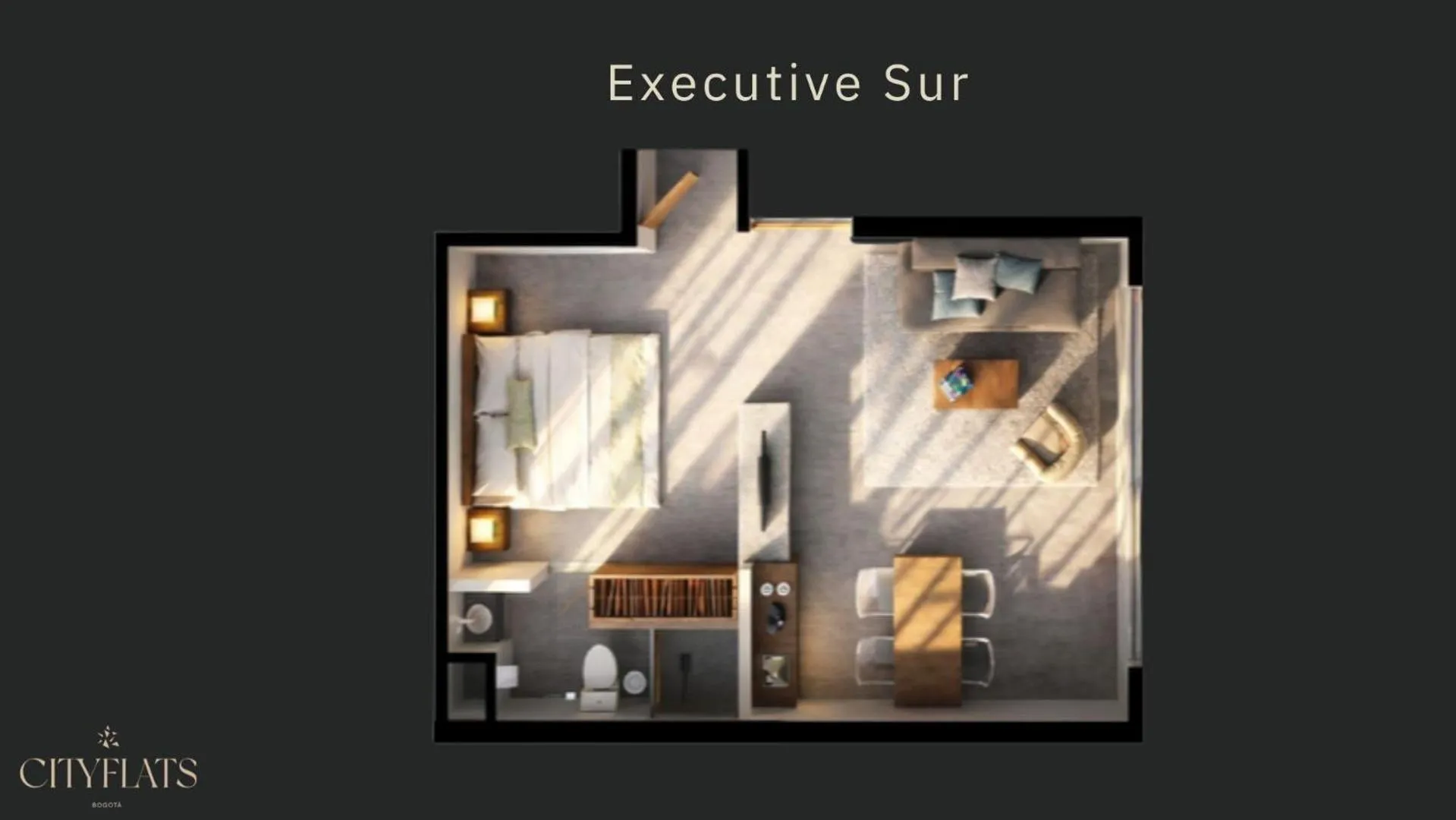 Floor plan in Hotel CityFlats