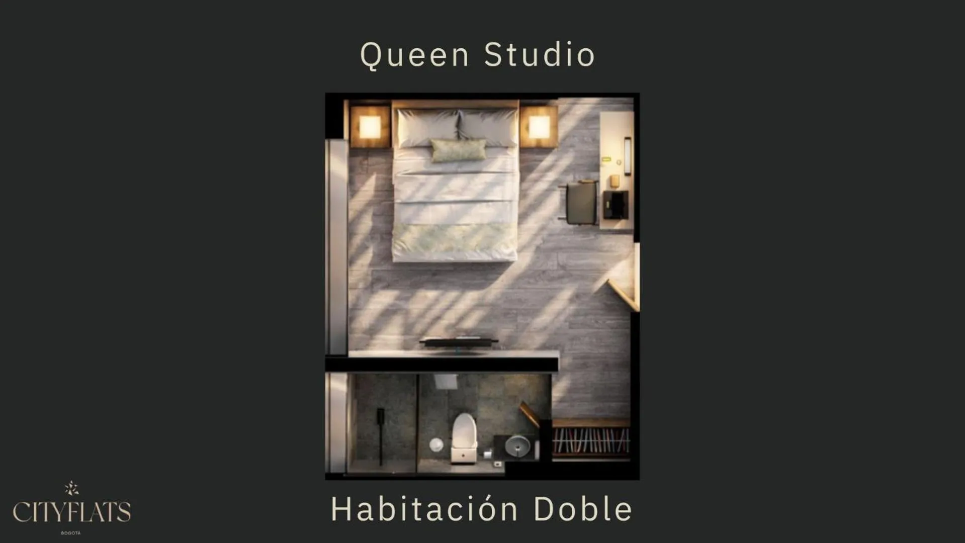 Floor plan in Hotel CityFlats