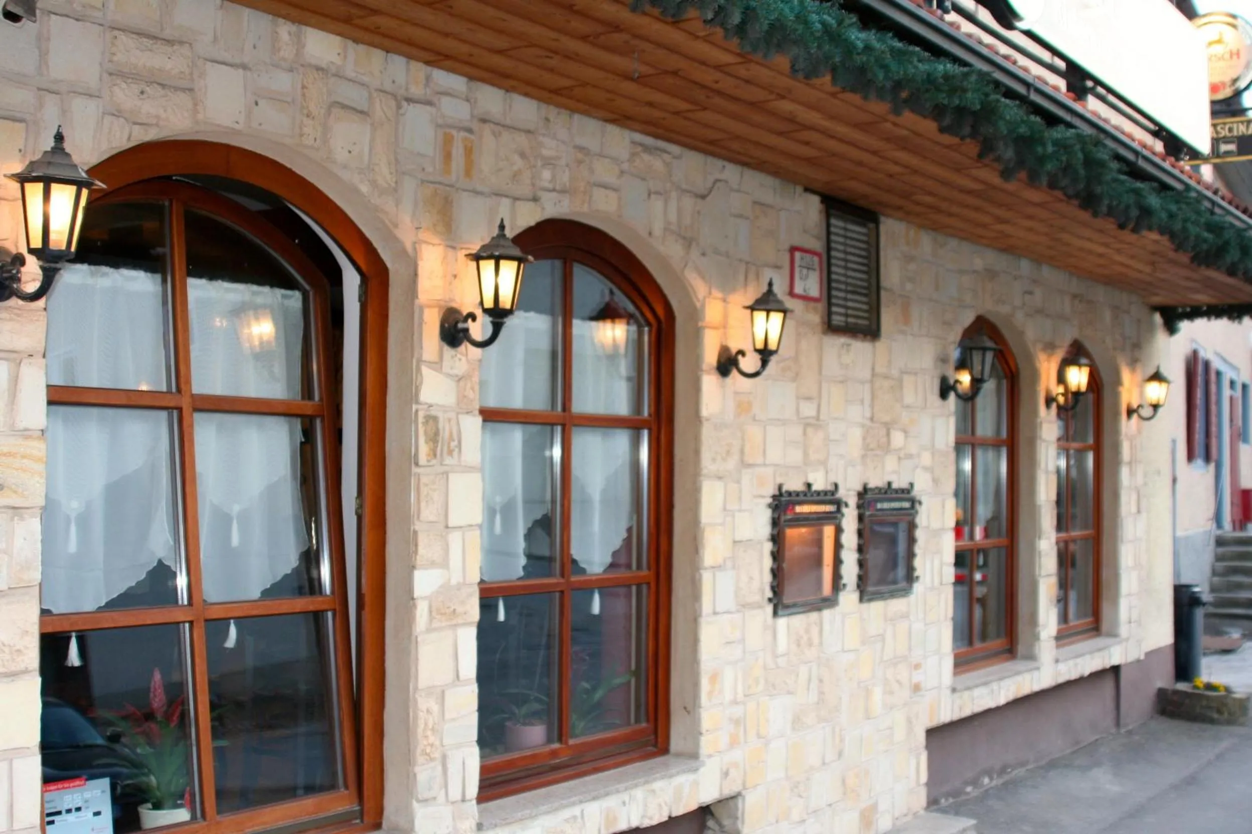 Facade/entrance in Pension La Cascina