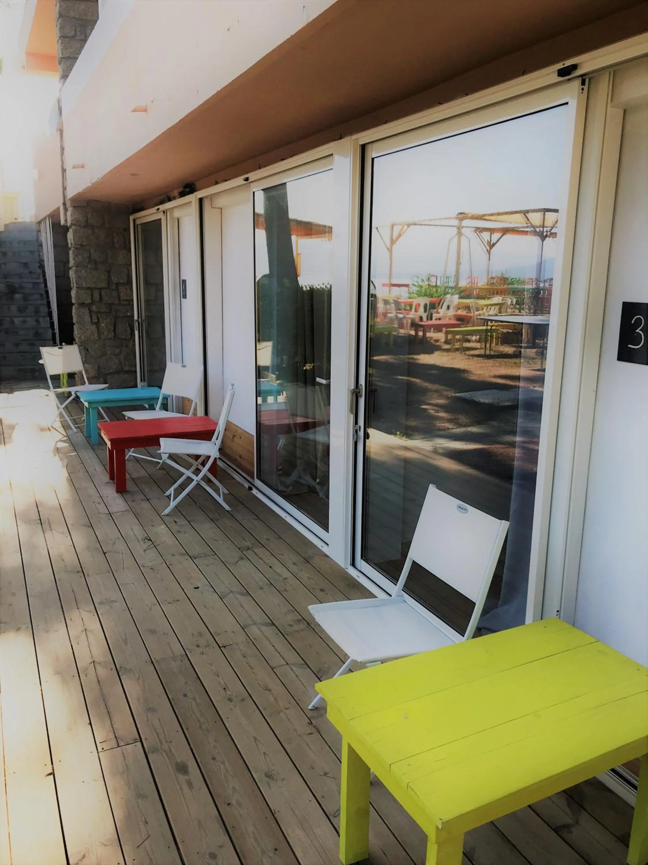 Patio in Hotel L'Escale