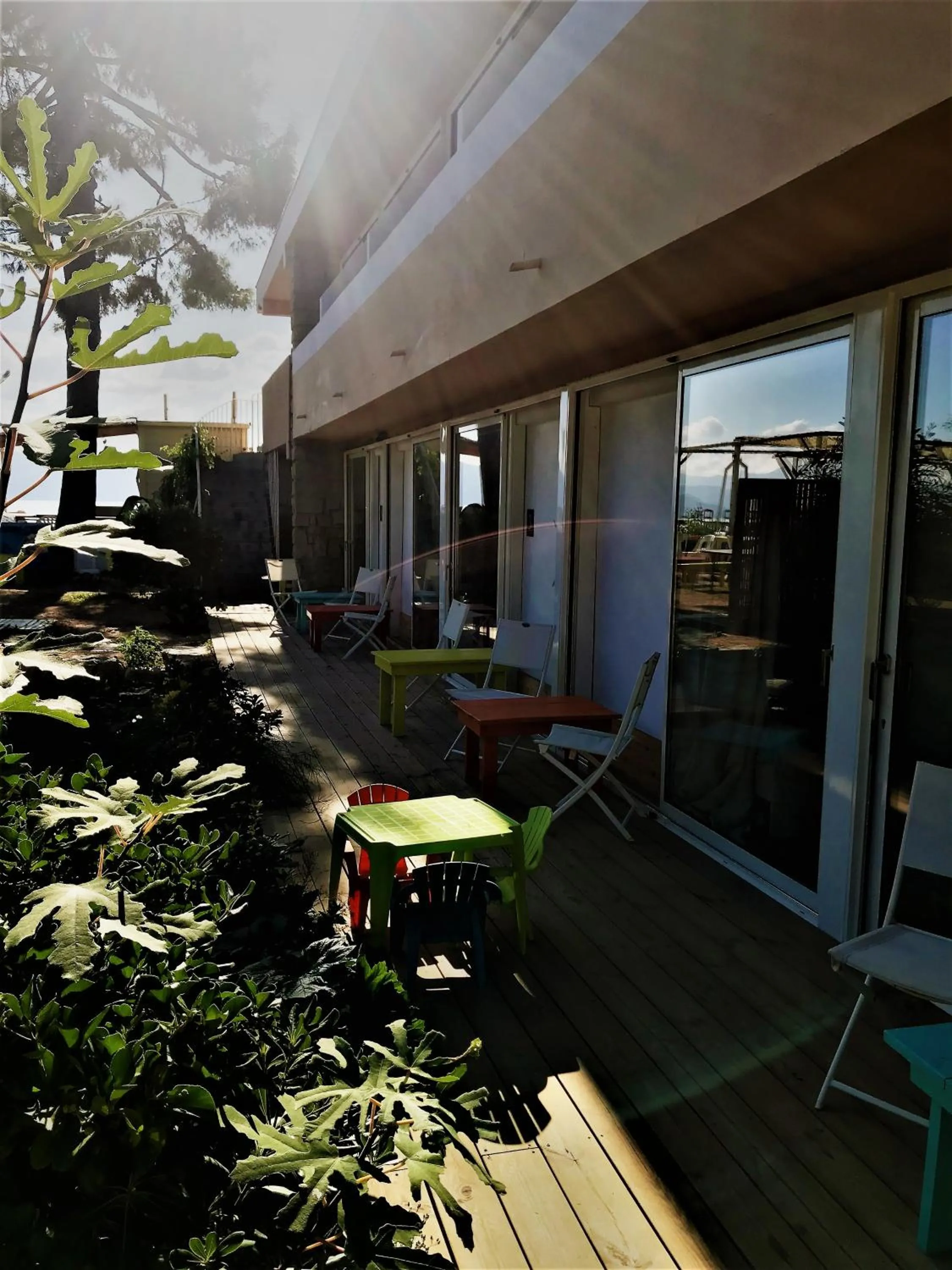 Patio in Hotel L'Escale