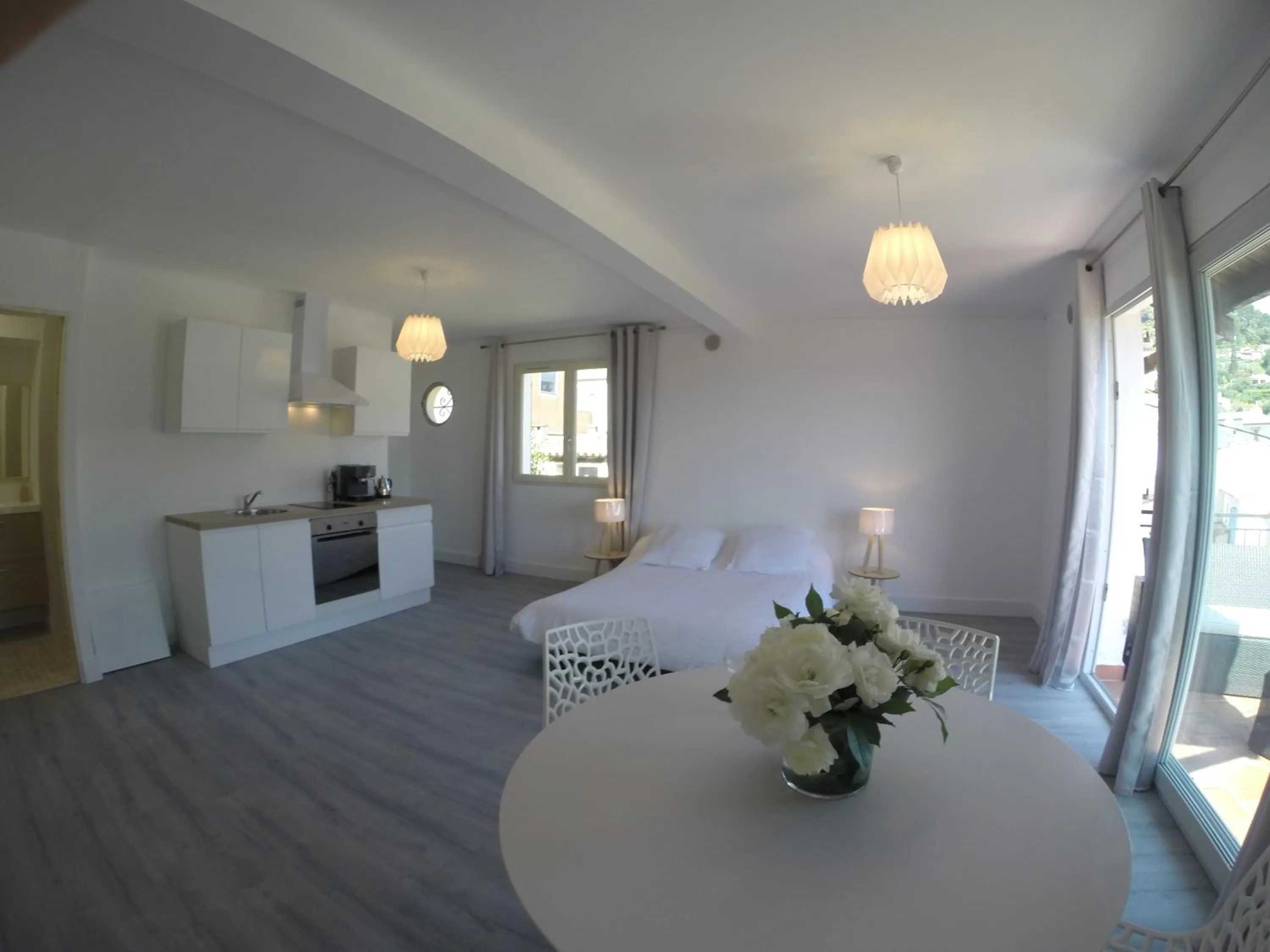 Bed in Maison Carles BnB