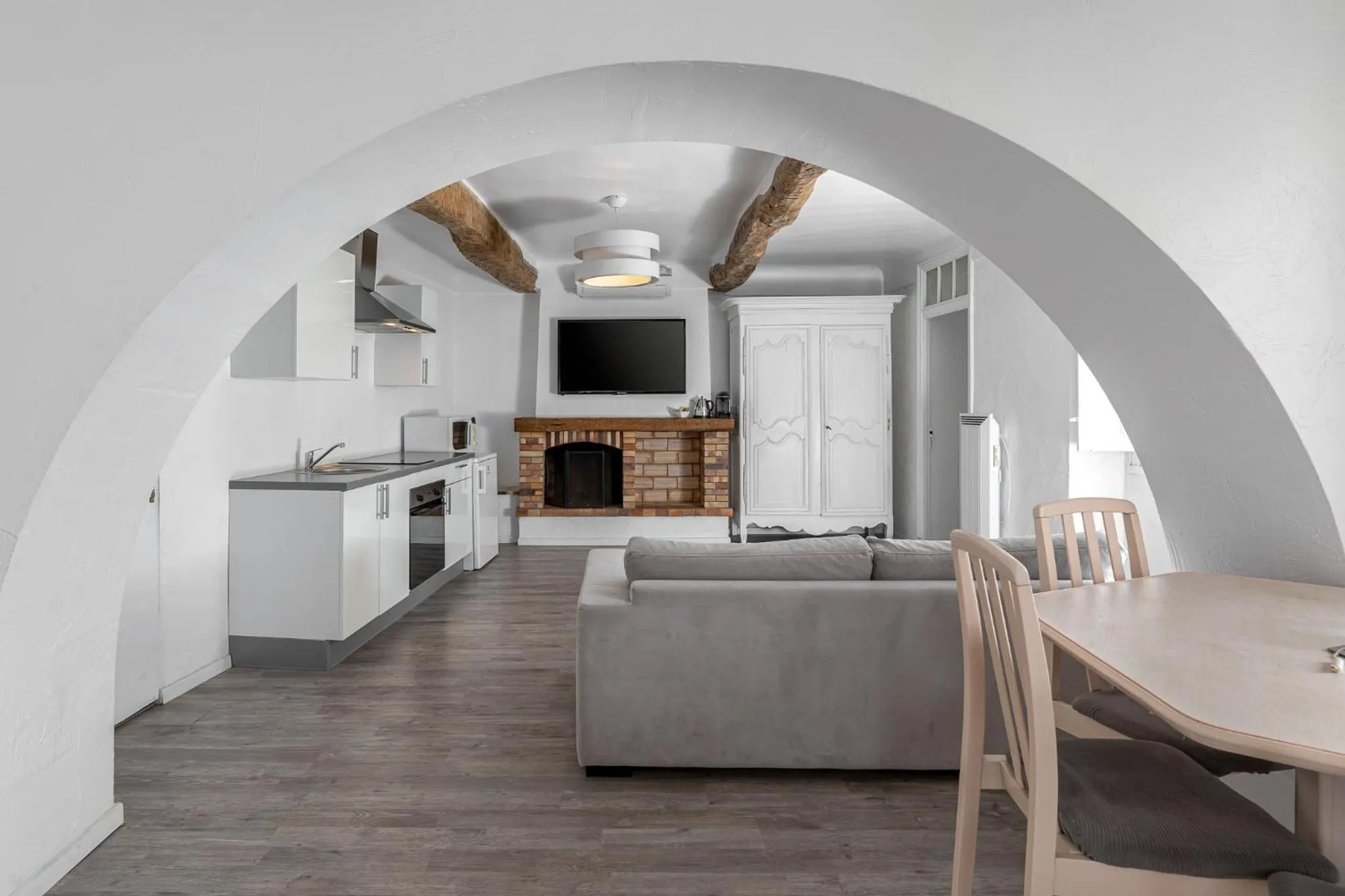 Communal lounge/ TV room in Maison Carles BnB