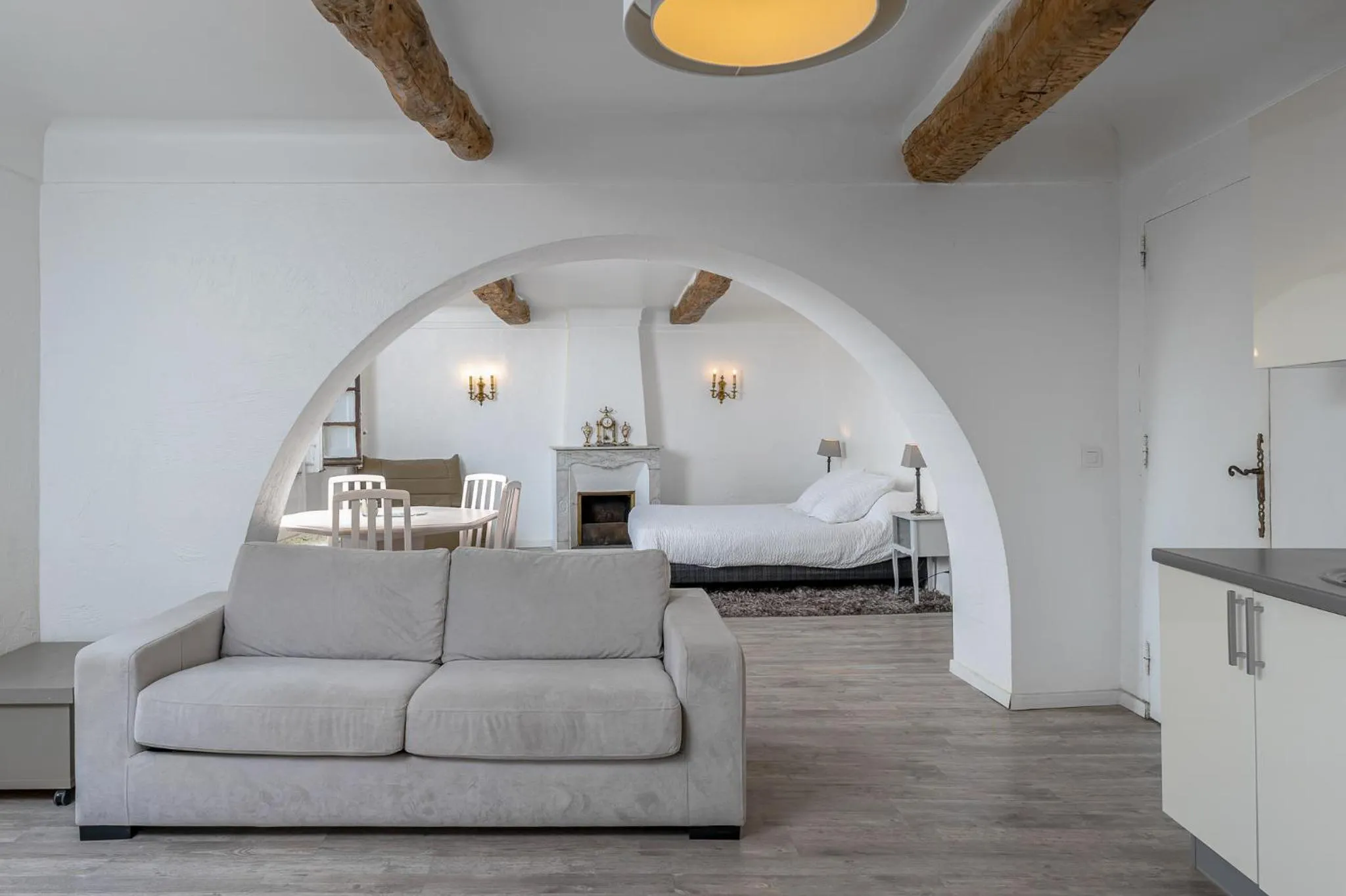 Bed in Maison Carles BnB