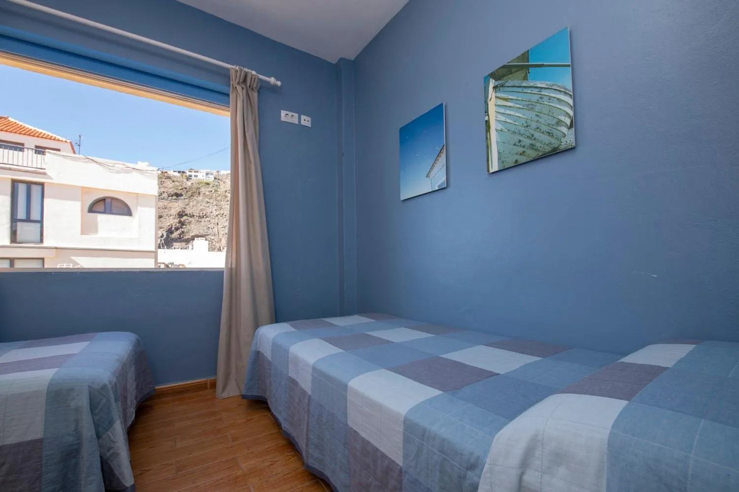 Bed in Pensión La Gaviota