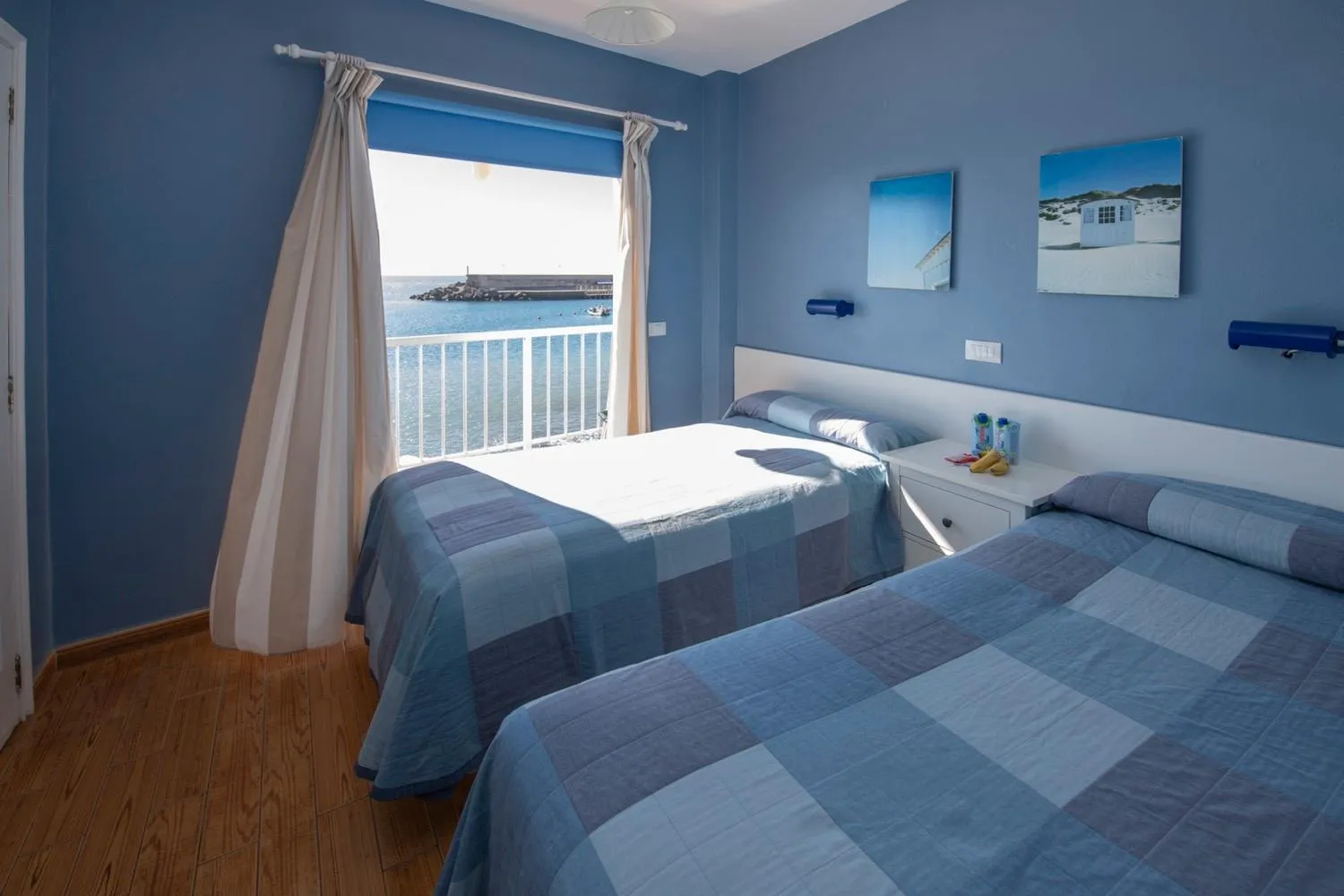 Bed in Pensión La Gaviota