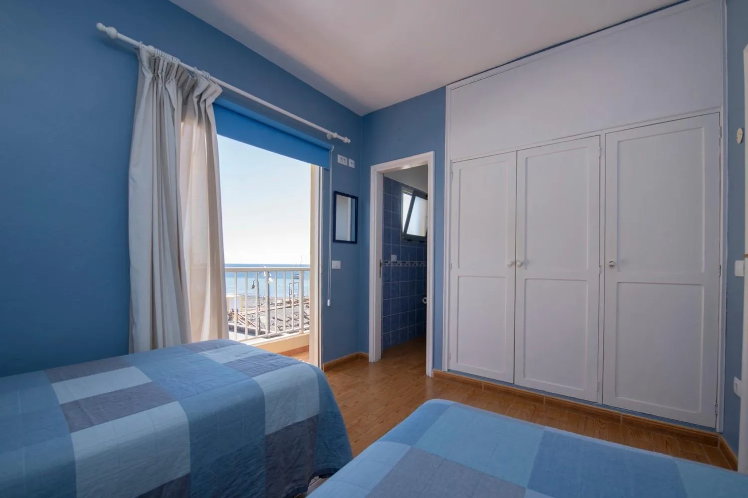 Bed in Pensión La Gaviota