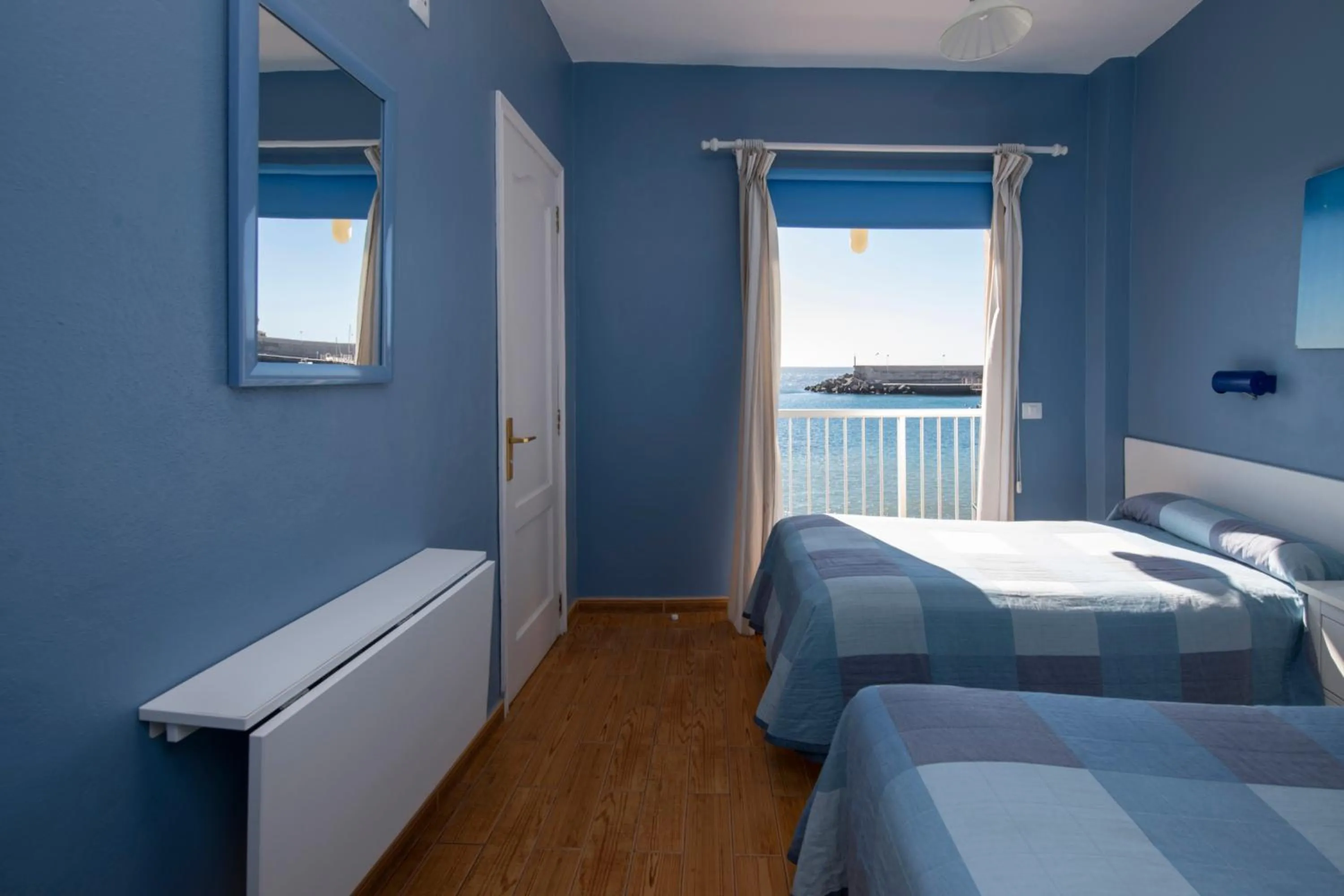 Bed in Pensión La Gaviota