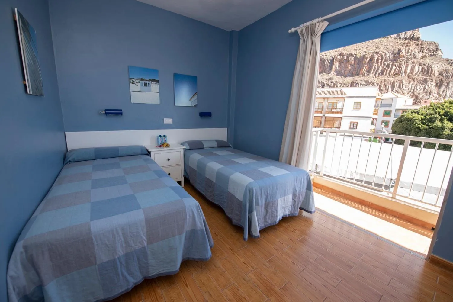 Bed in Pensión La Gaviota