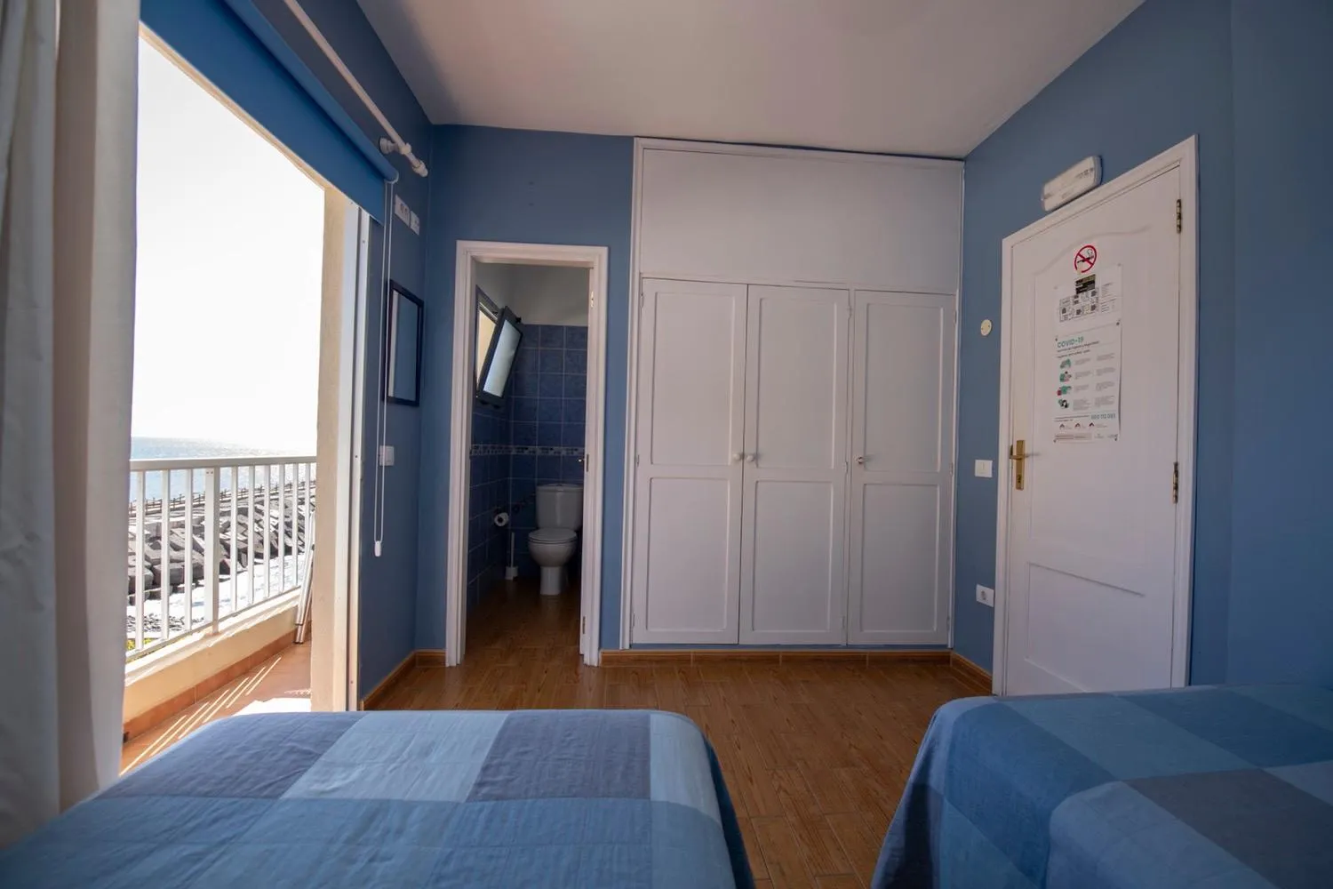 Bed in Pensión La Gaviota