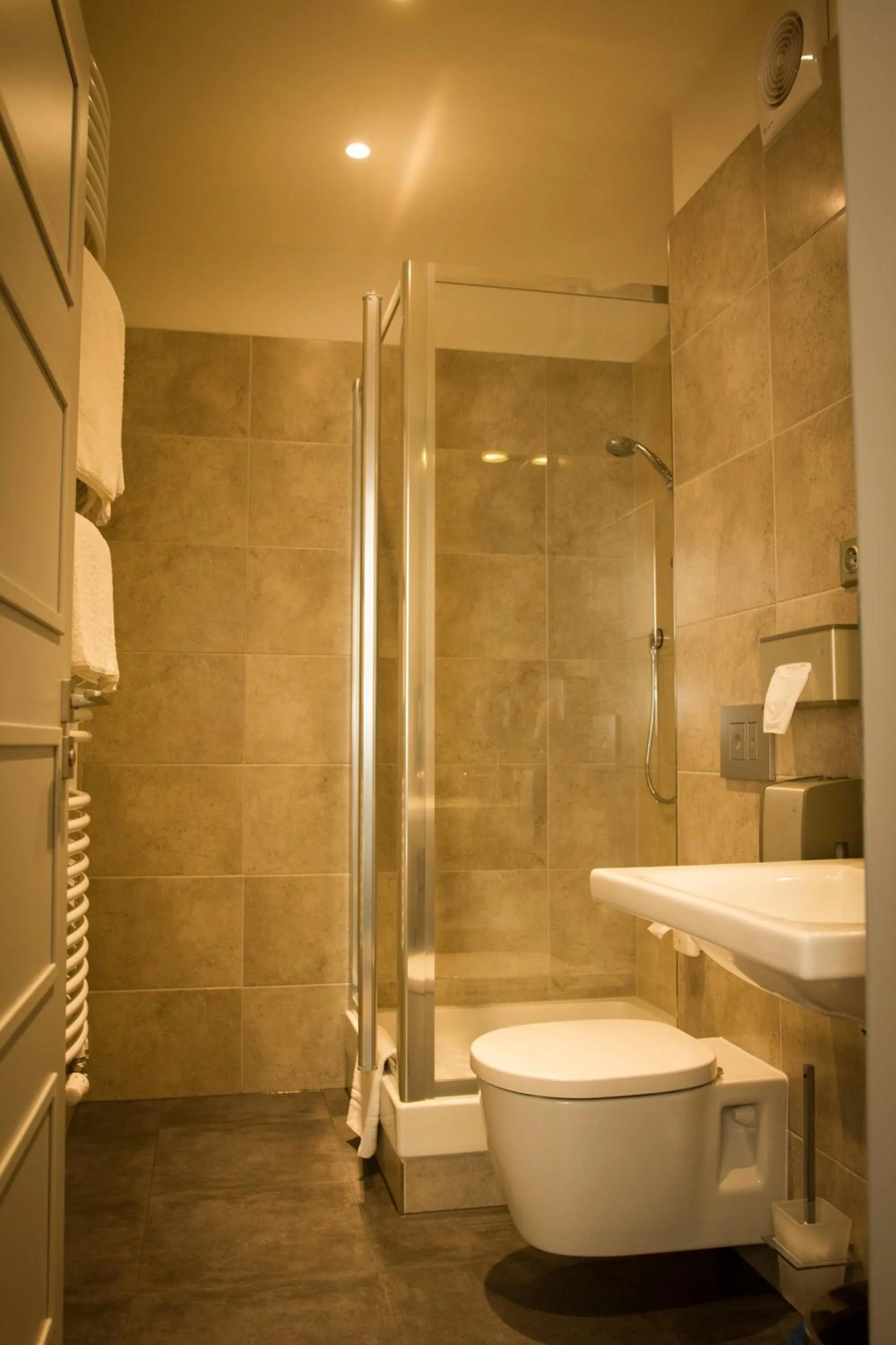 Shower in Hotel Freud