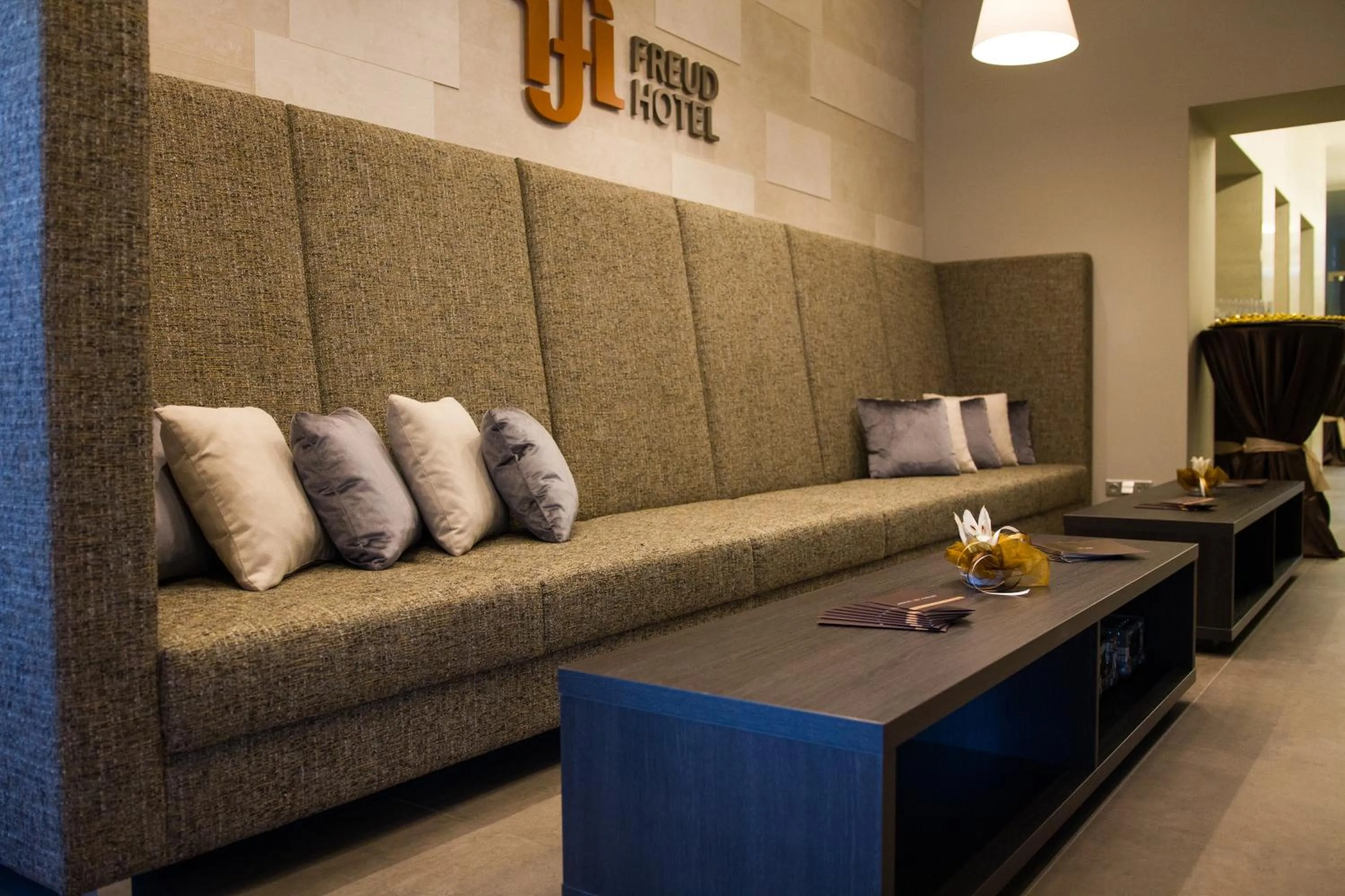 Lobby or reception in Hotel Freud