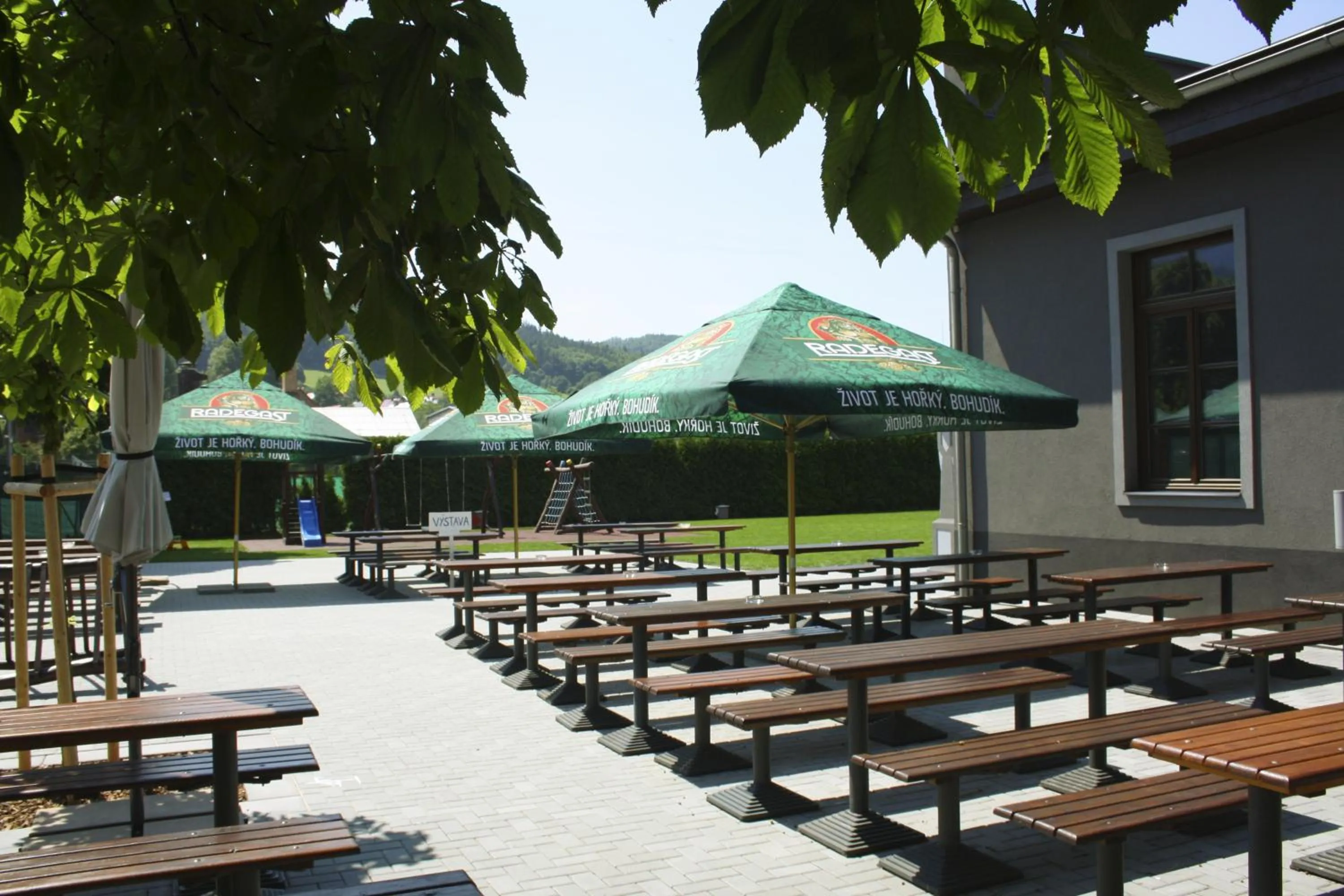 Garden in Hotel Freud