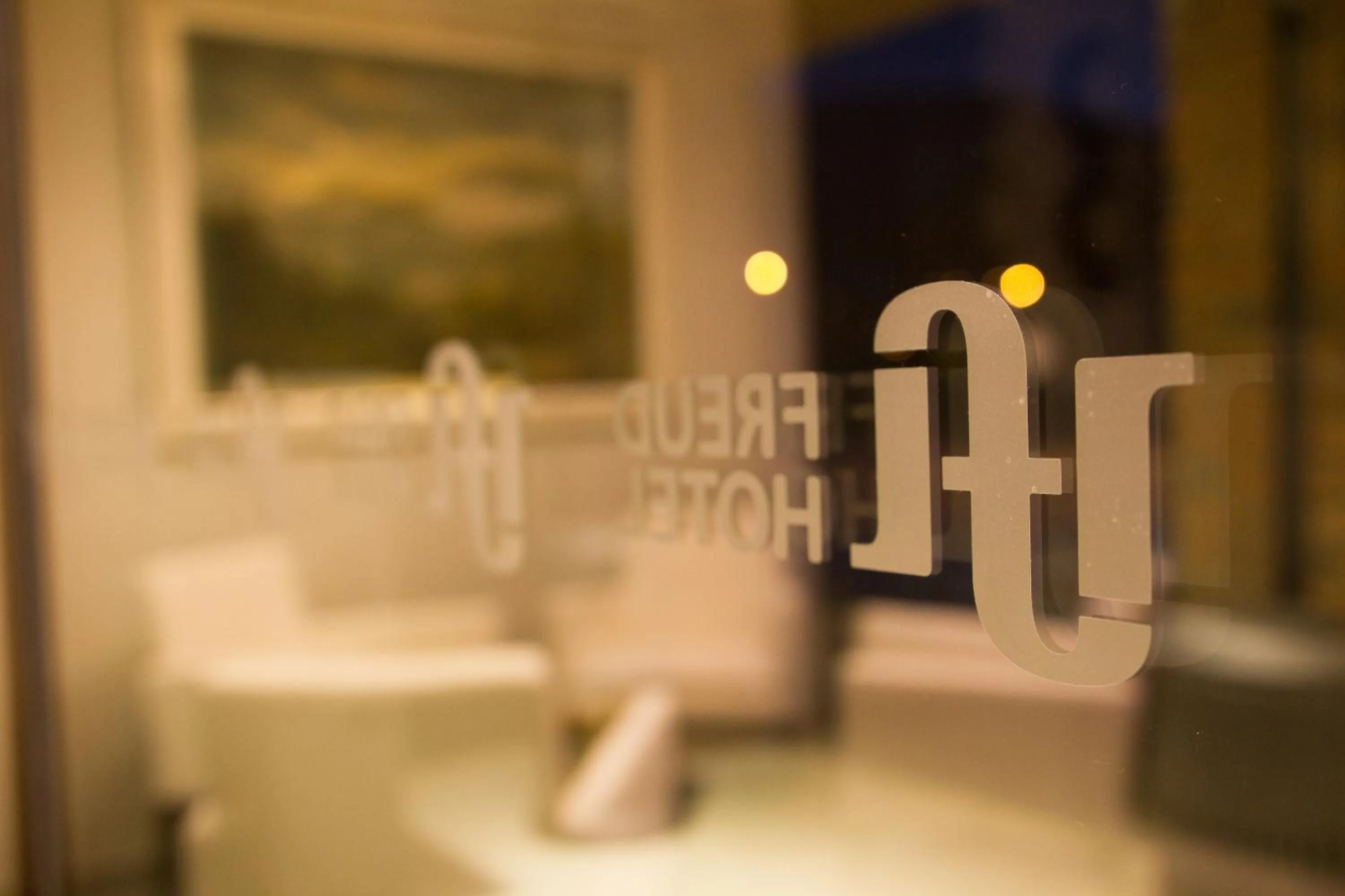 Lobby or reception in Hotel Freud